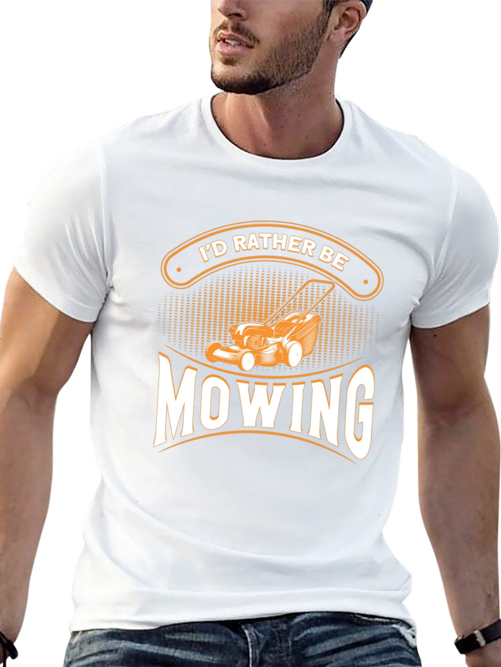 Id Rather Be Mowing T-Shirt - Gardener Gift