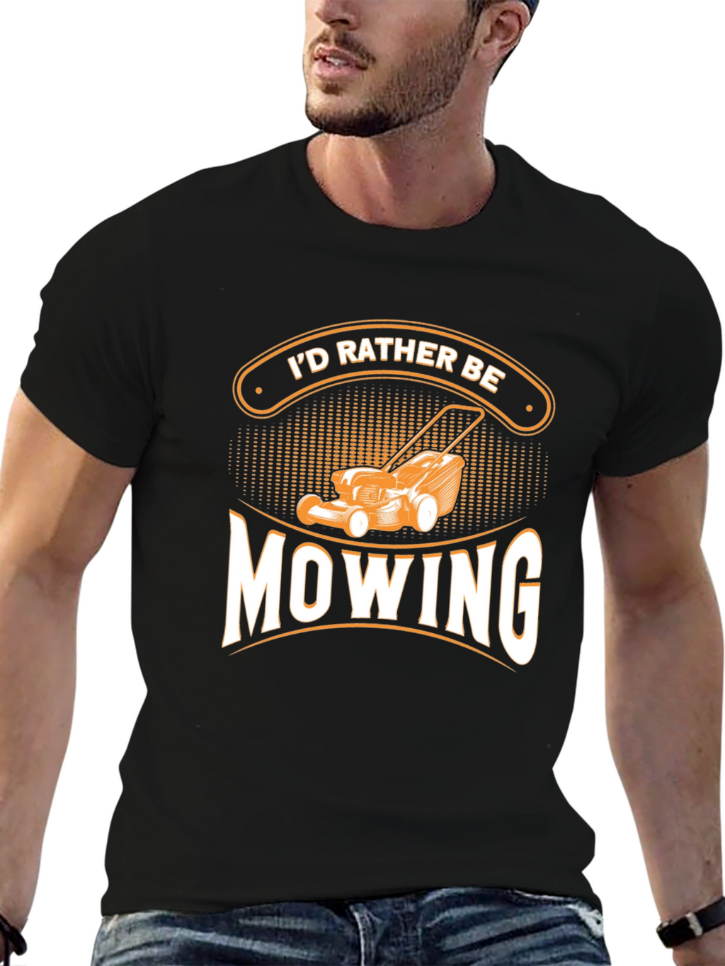 Id Rather Be Mowing T-Shirt - Gardener Gift