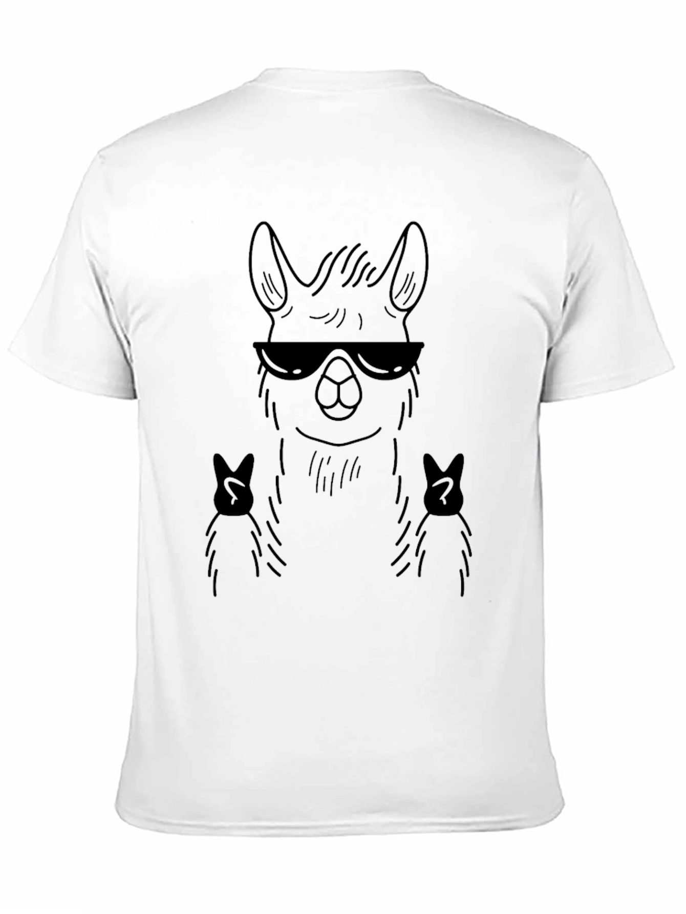 Cool Llama T-Shirt - Black