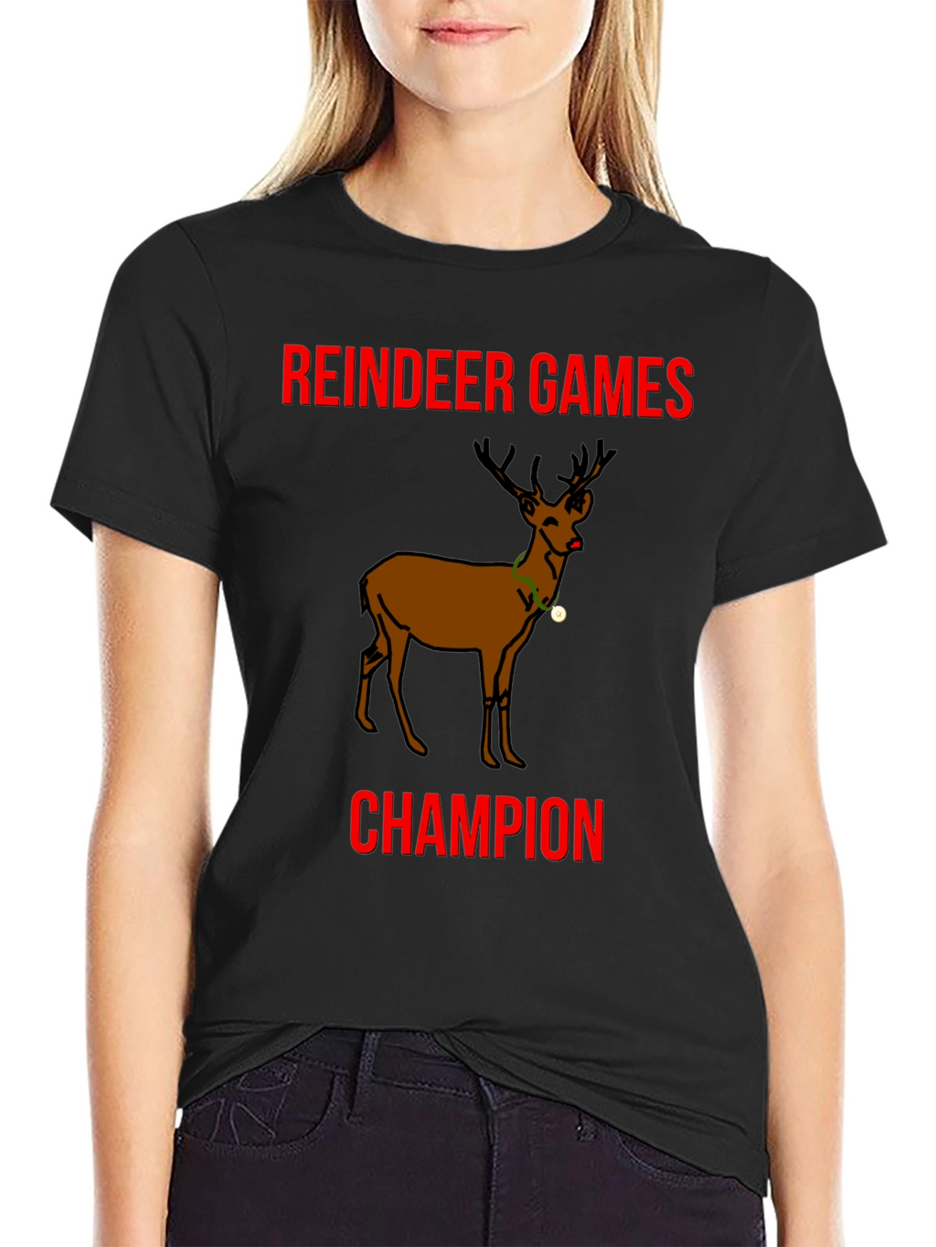 Reindeer Games Champion Graphic T-Shirt