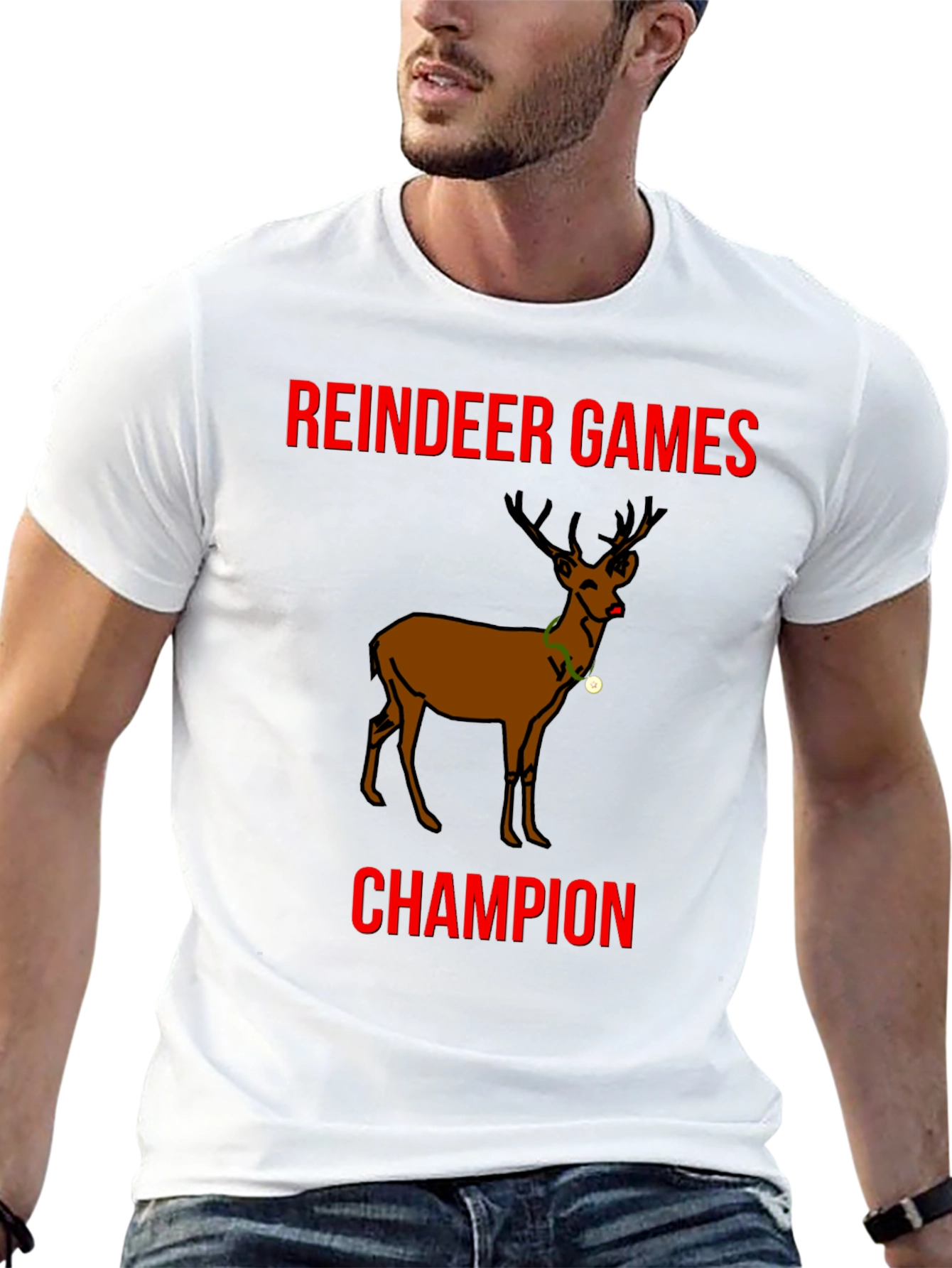 Reindeer Games Champion Graphic T-Shirt