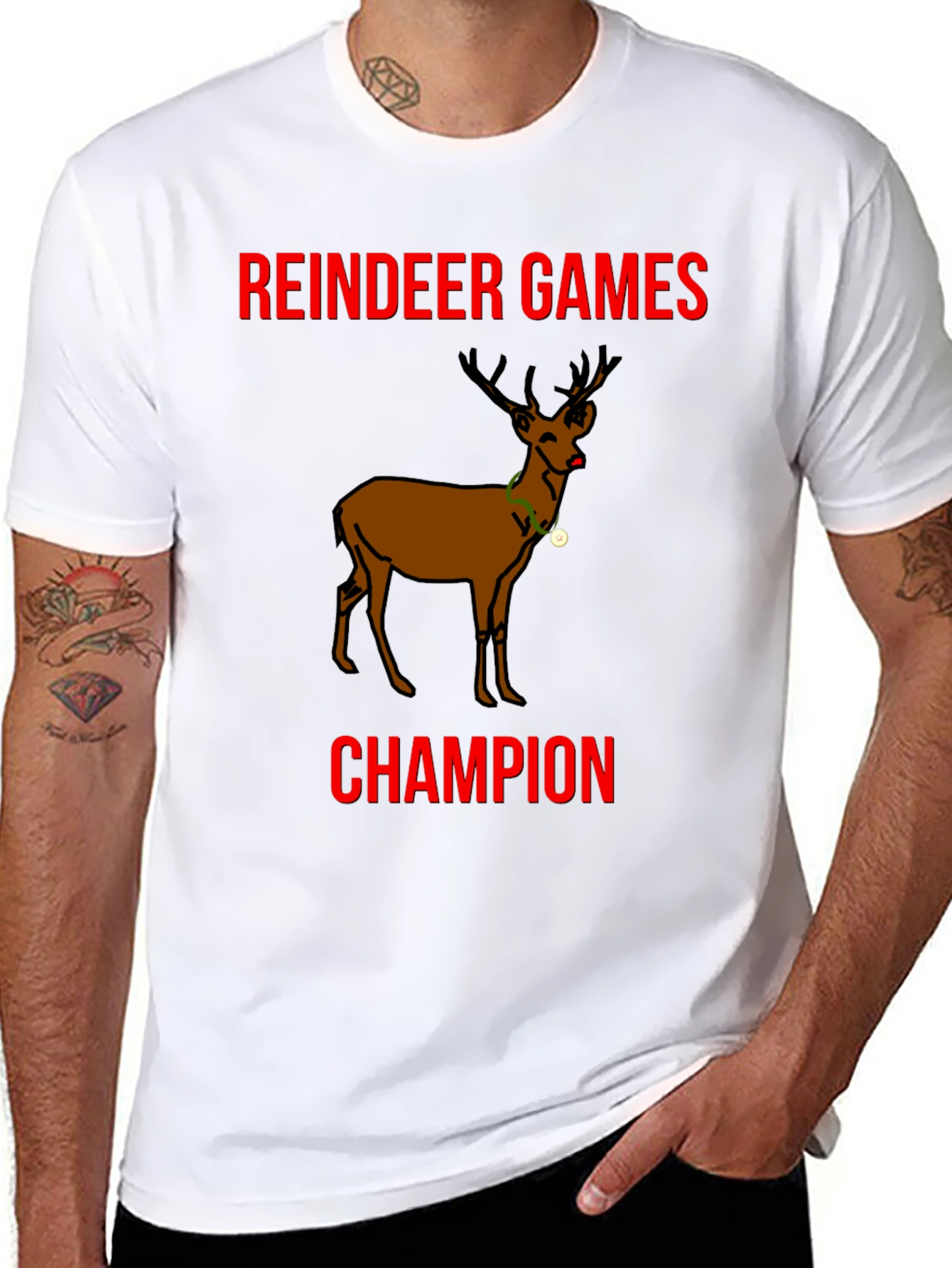 Reindeer Games Champion Graphic T-Shirt
