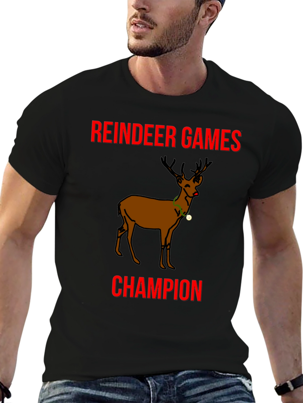 Reindeer Games Champion Graphic T-Shirt
