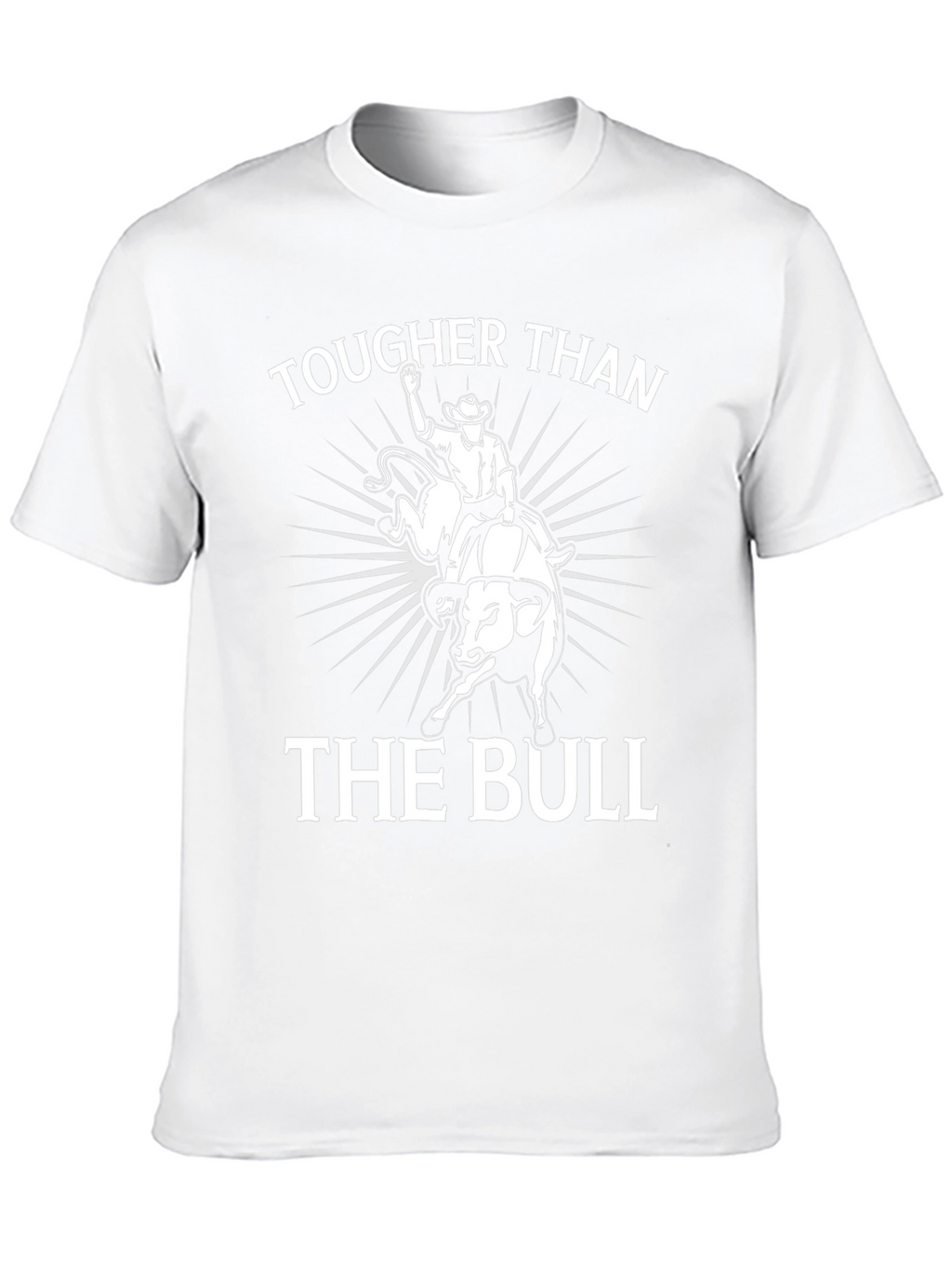 Tougher Than The Bull Graphic Tee - Cowboy Rodeo
