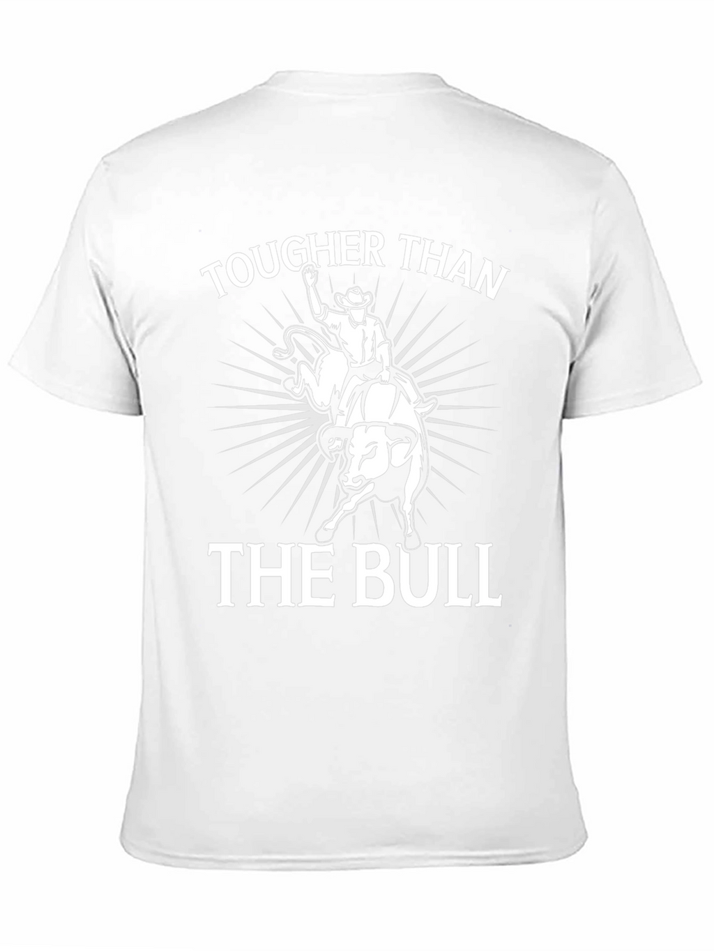 Tougher Than The Bull Graphic Tee - Cowboy Rodeo