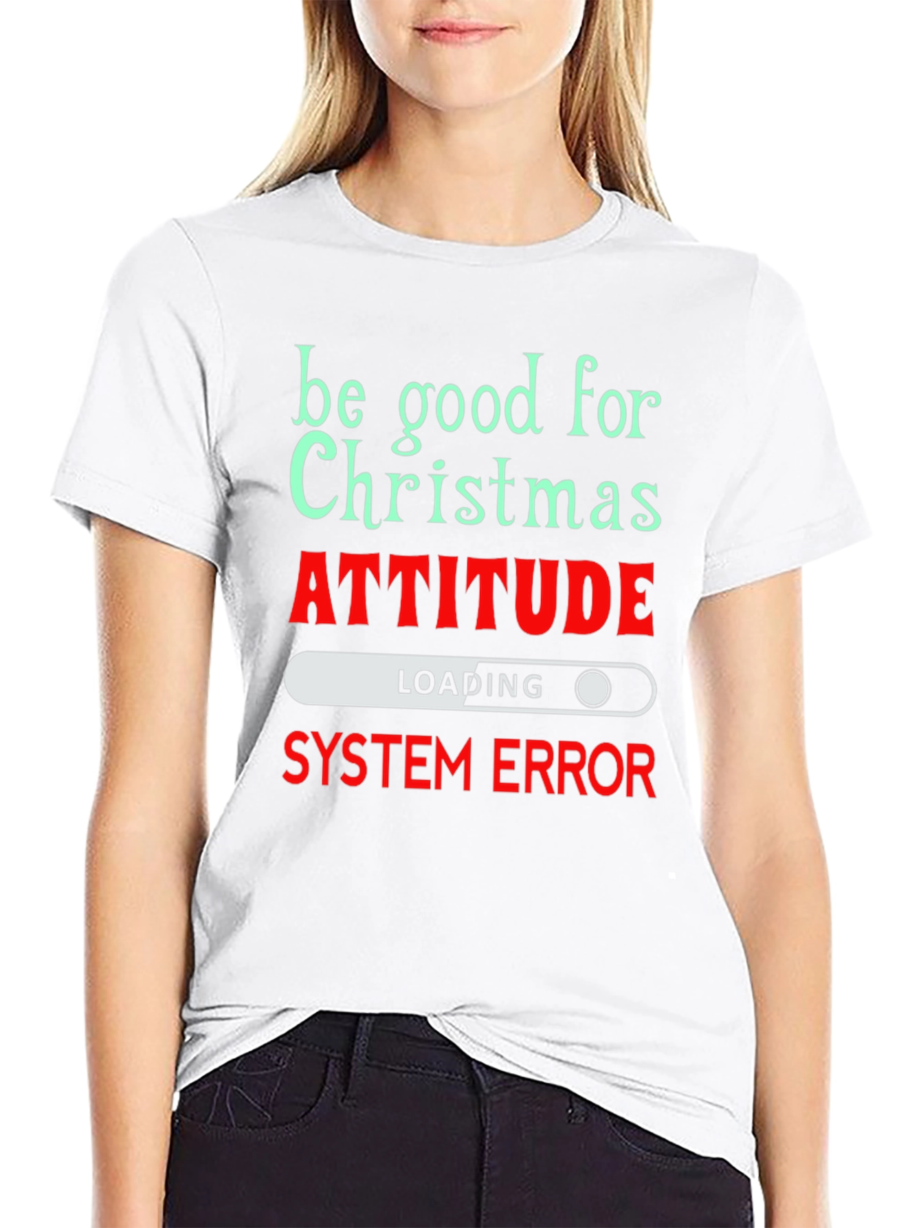 Funny Christmas Attitude T-Shirt