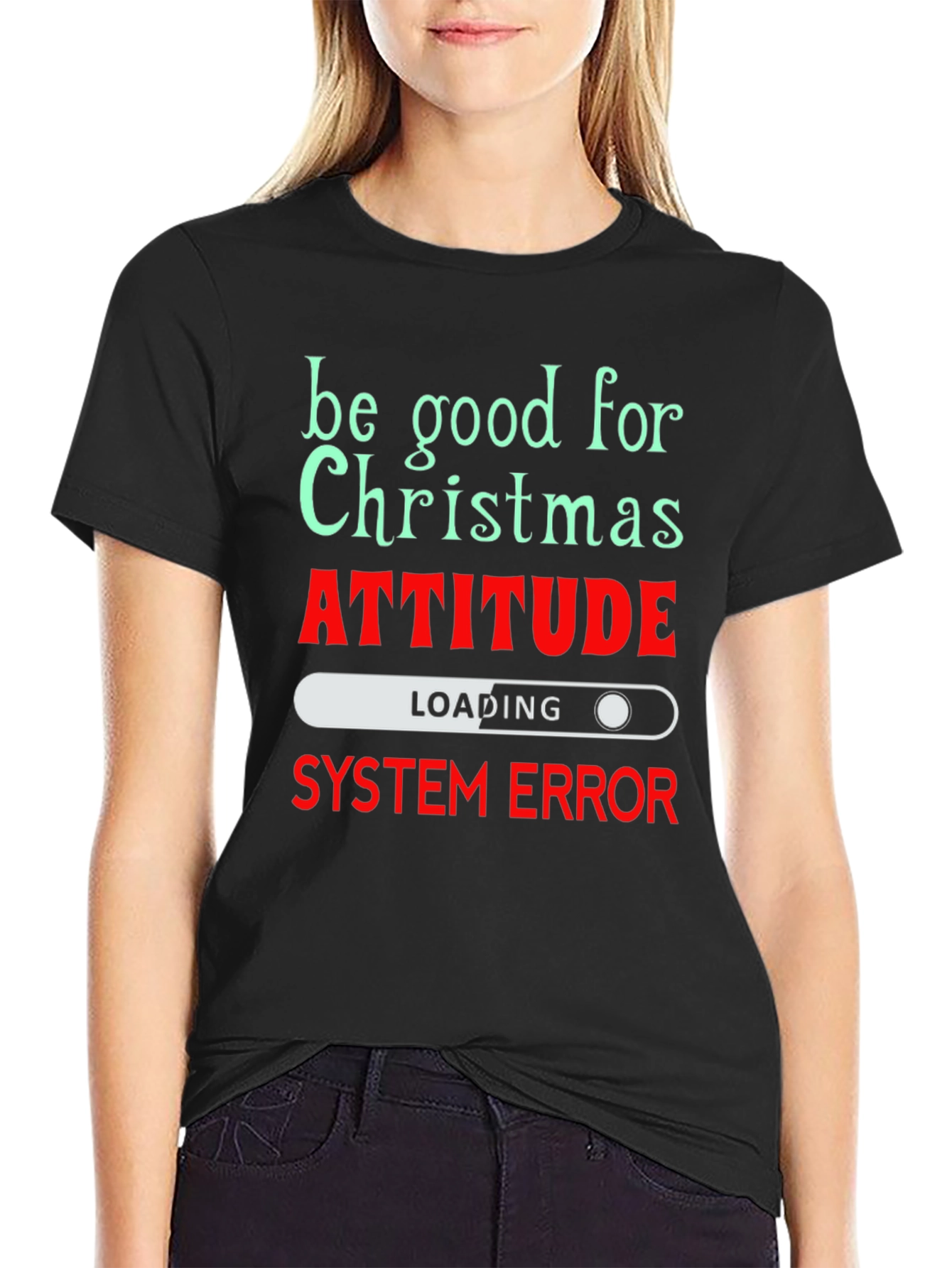 Funny Christmas Attitude T-Shirt