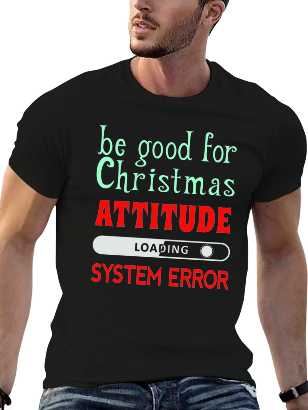 Funny Christmas Attitude T-Shirt