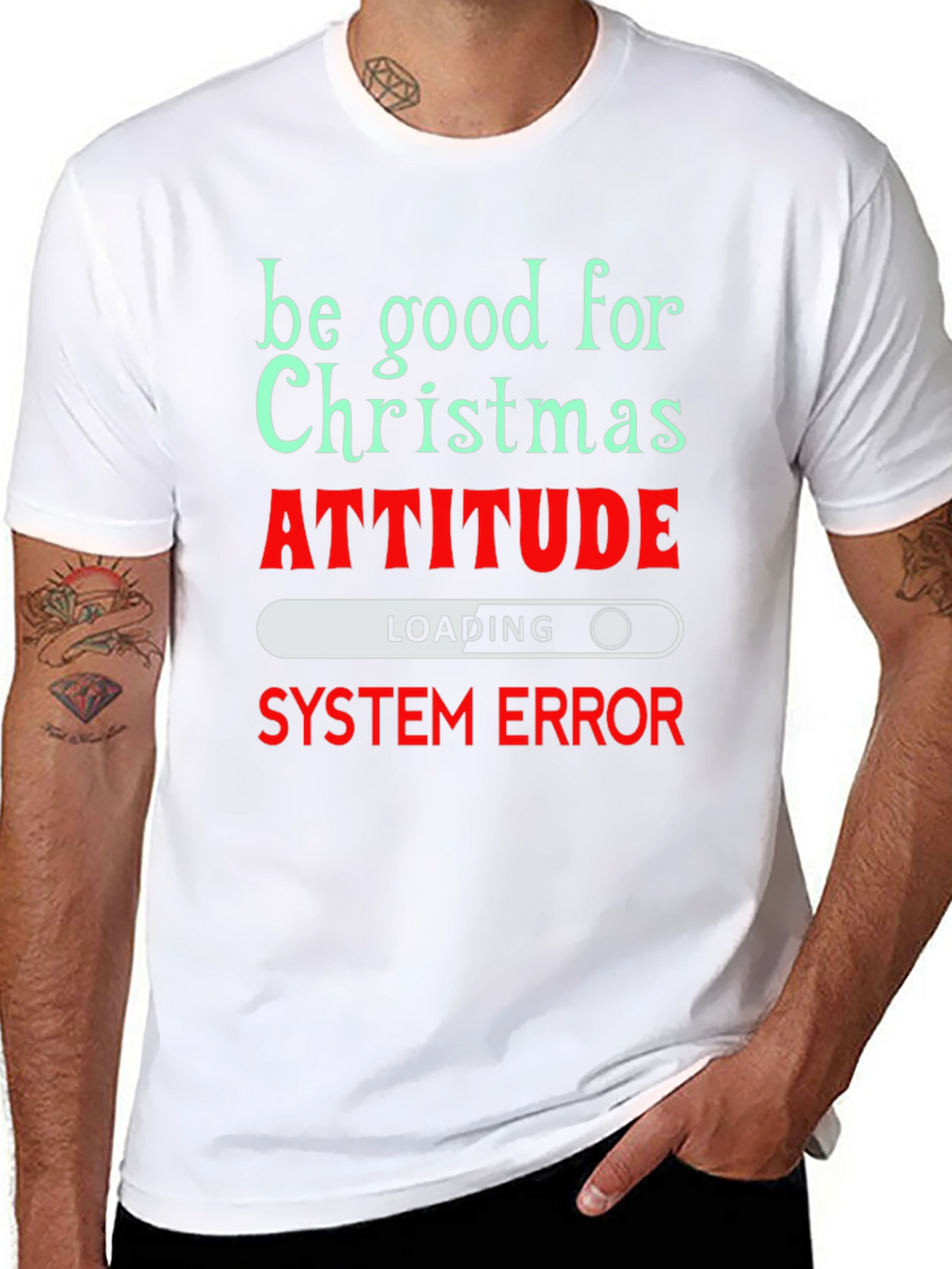 Funny Christmas Attitude T-Shirt