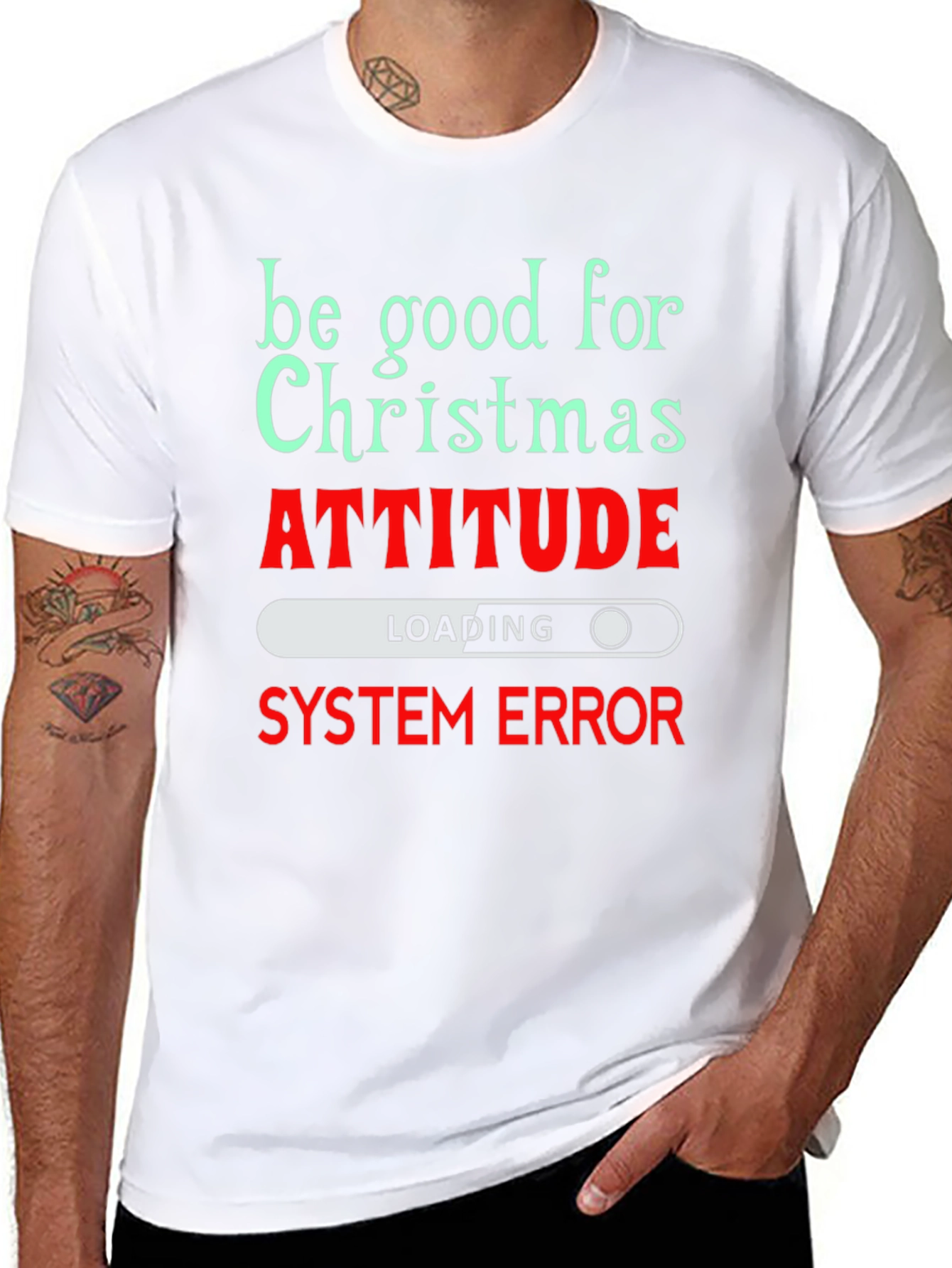 Funny Christmas Attitude T-Shirt