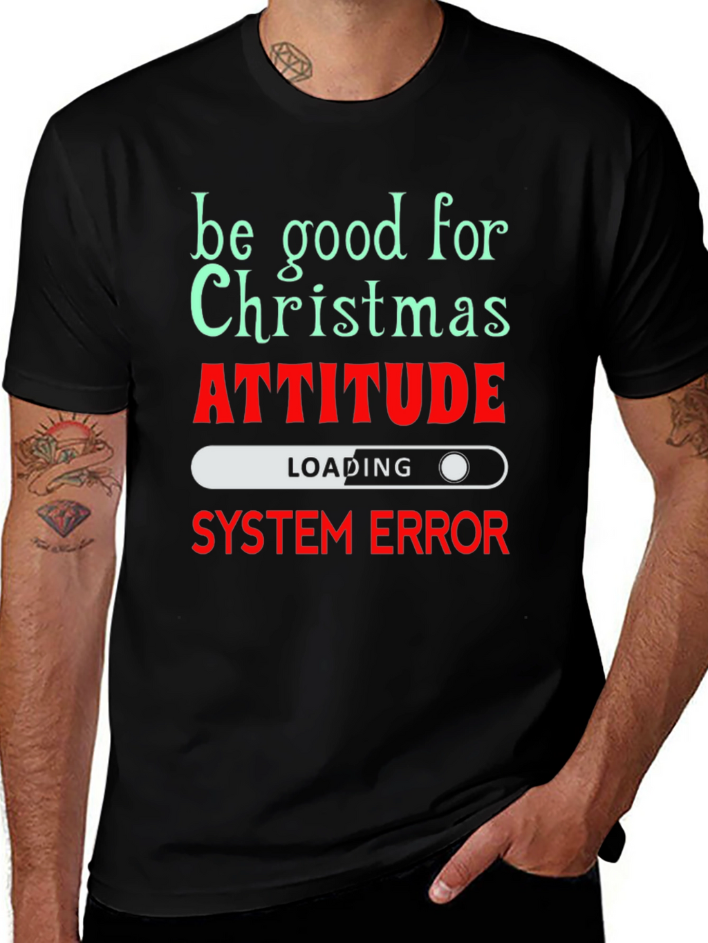 Funny Christmas Attitude T-Shirt