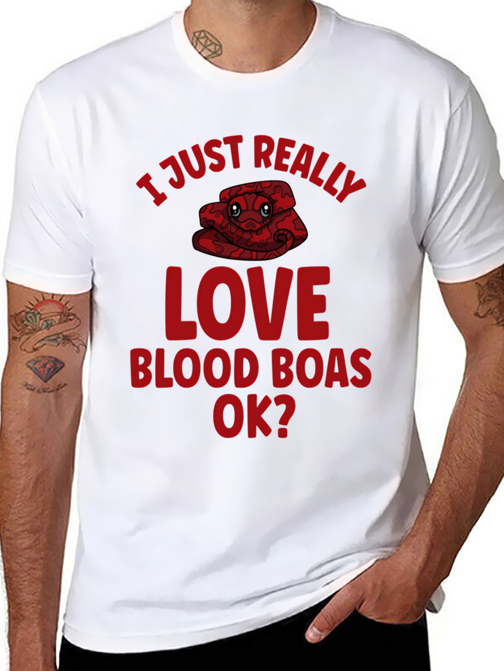 Blood Boa Lover Graphic T-Shirt