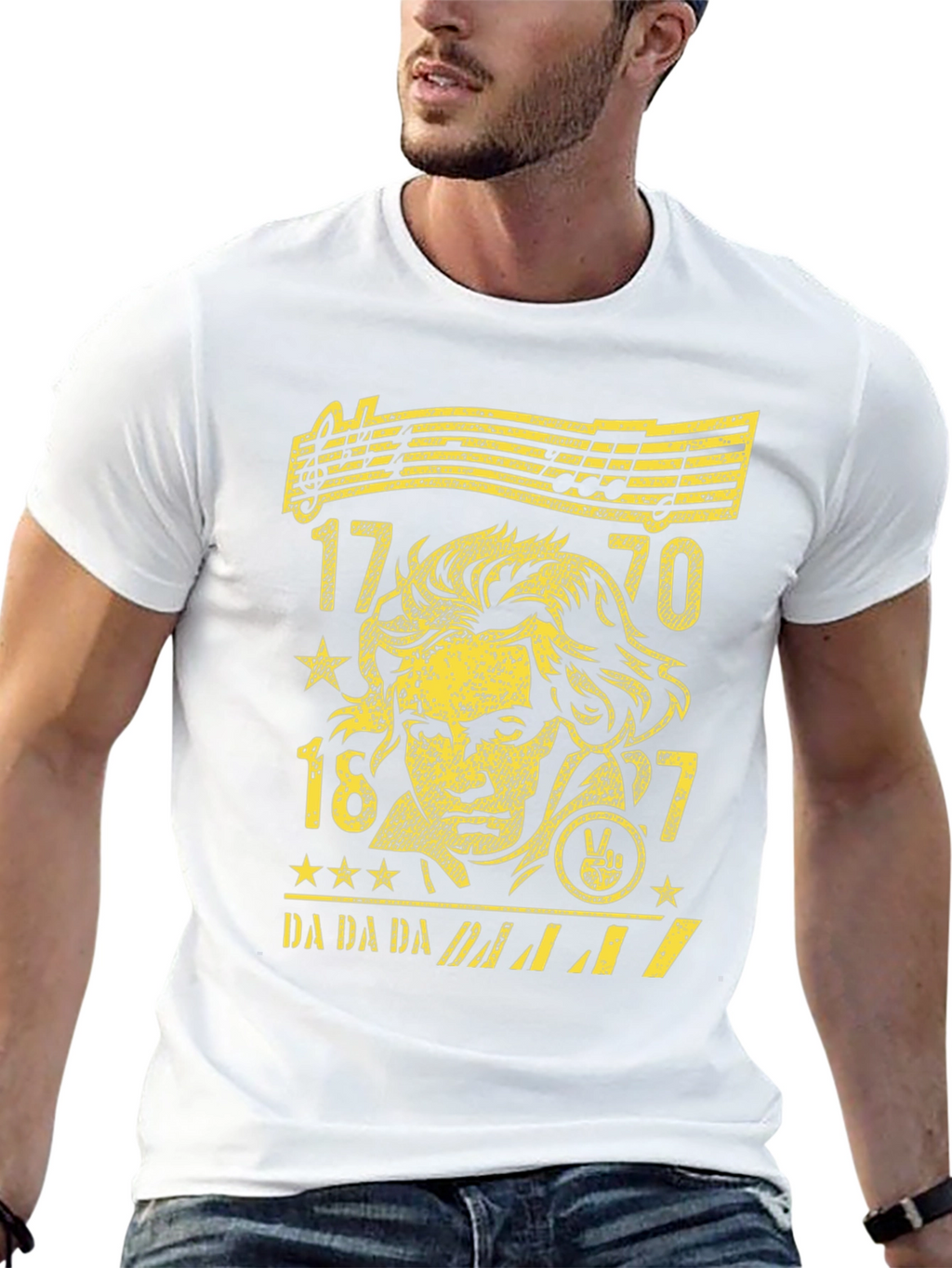 Beethoven Graphic Tee - Music Lover T-Shirt