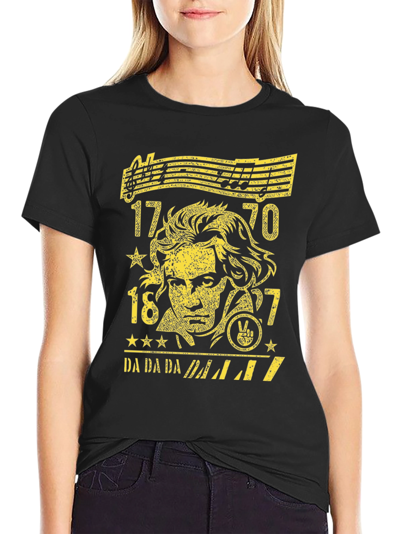 Beethoven Graphic Tee - Music Lover T-Shirt