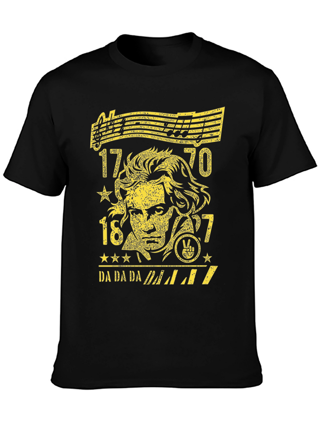 Beethoven Graphic Tee - Music Lover T-Shirt