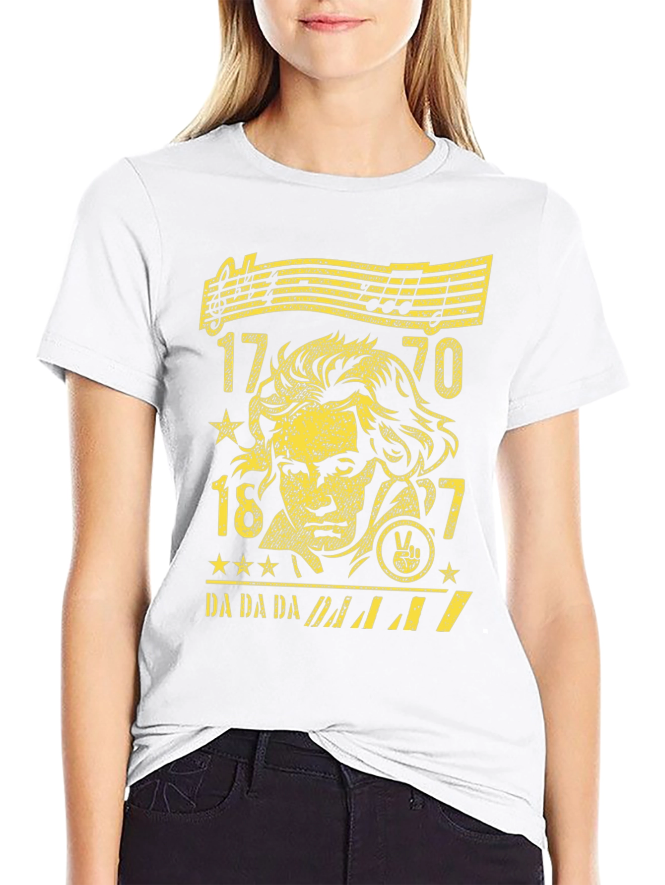 Beethoven Graphic Tee - Music Lover T-Shirt
