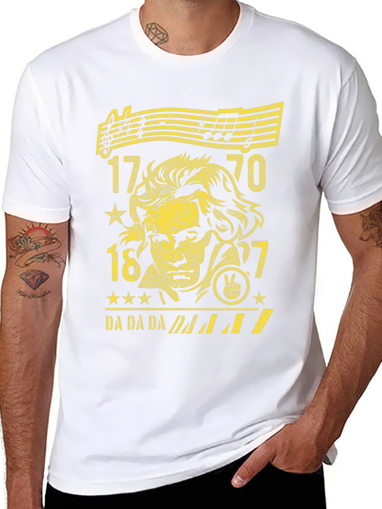 Beethoven Graphic Tee - Music Lover T-Shirt