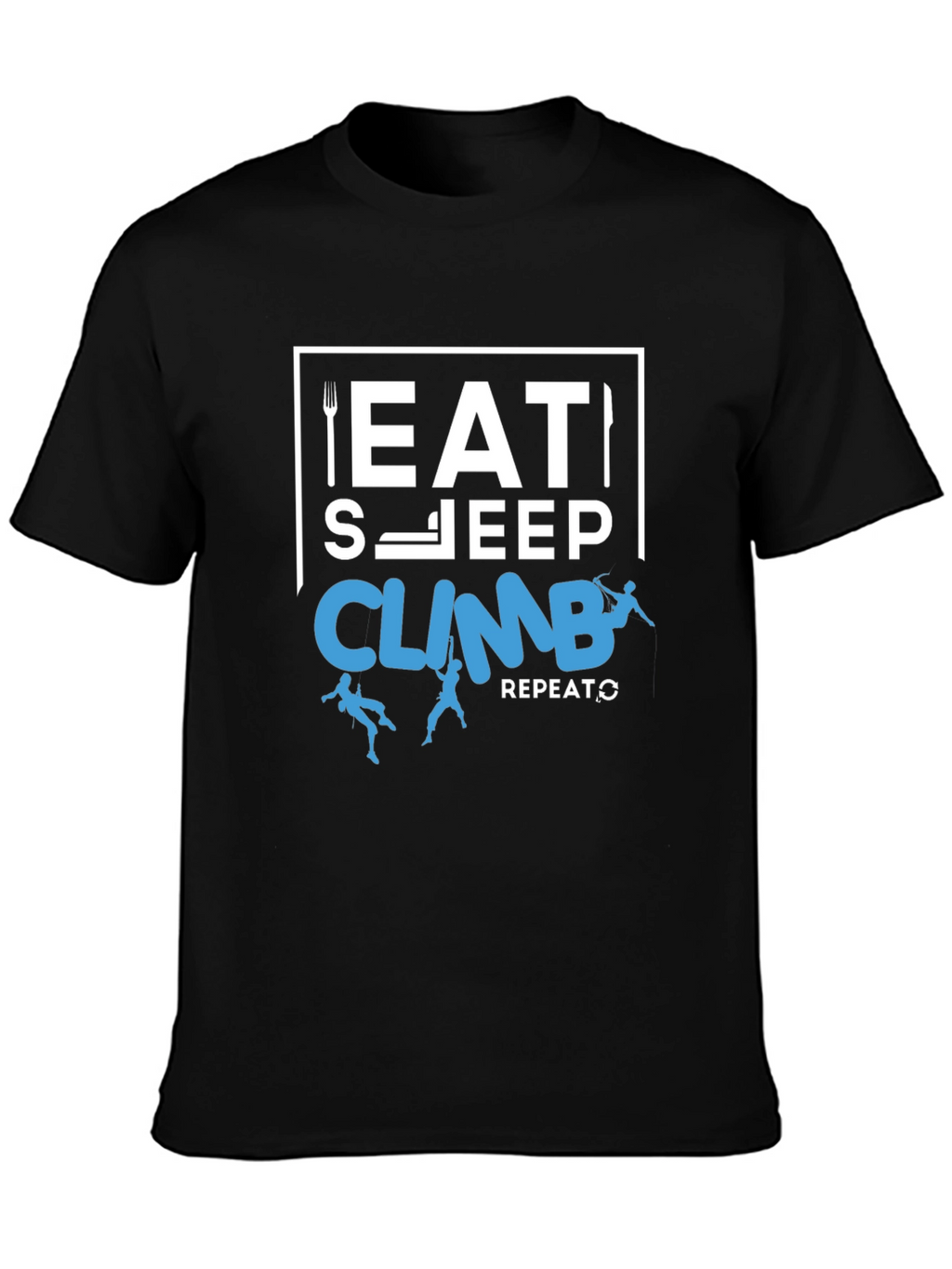 Eat Sleep Climb Repeat T-Shirt - Climbing Tee
