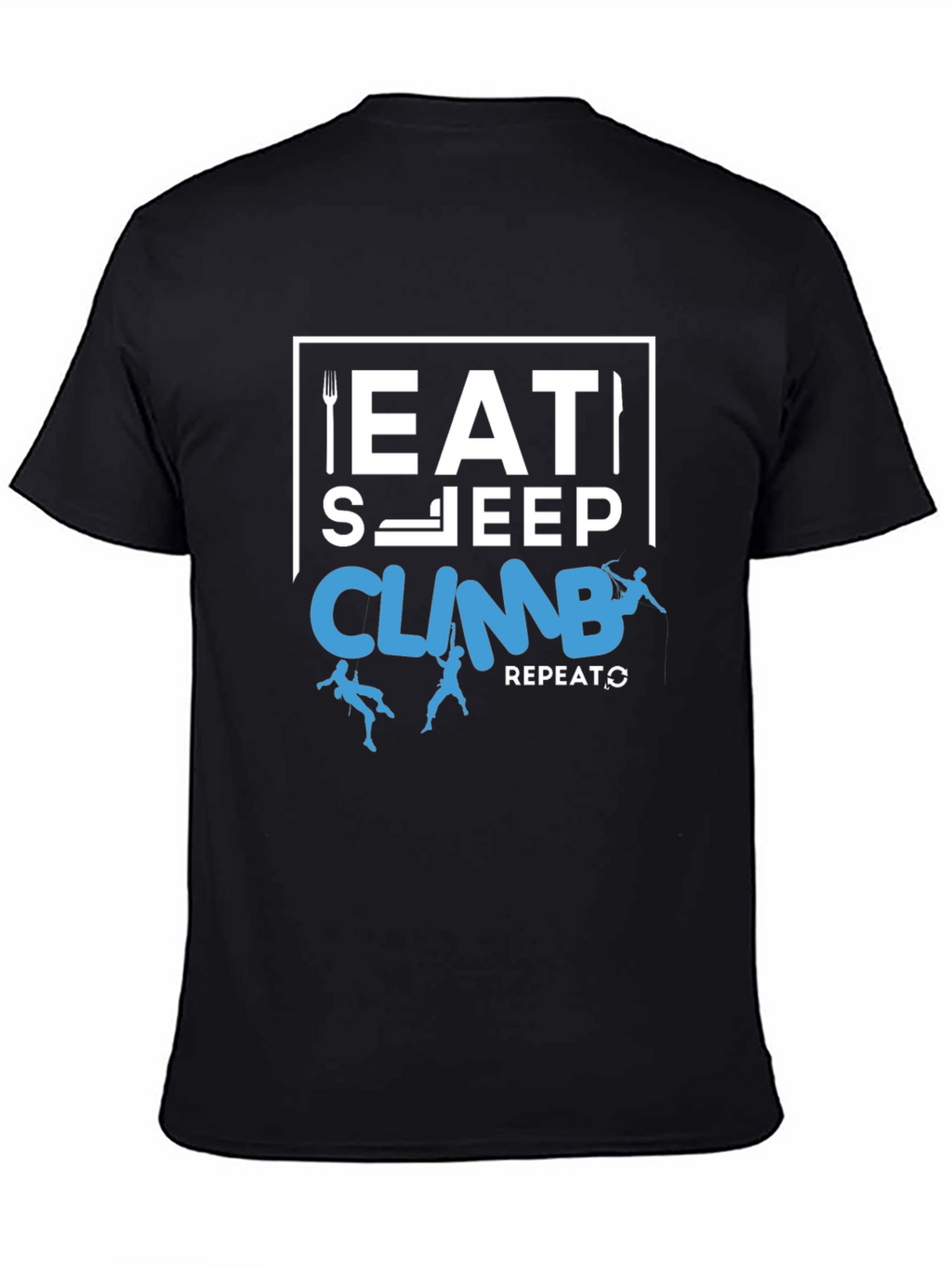 Eat Sleep Climb Repeat T-Shirt - Climbing Tee