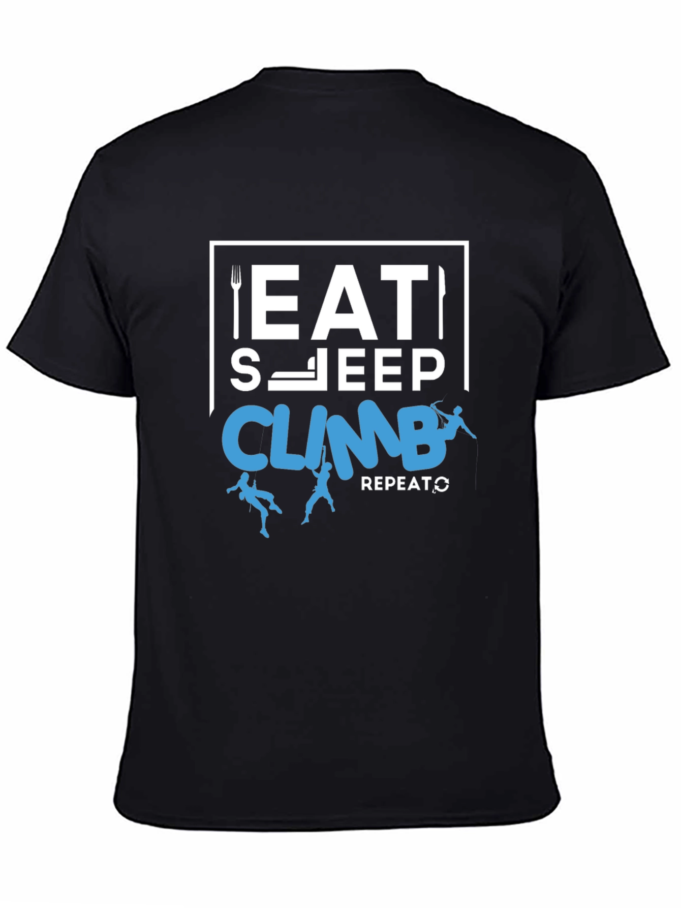 Eat Sleep Climb Repeat T-Shirt - Climbing Tee