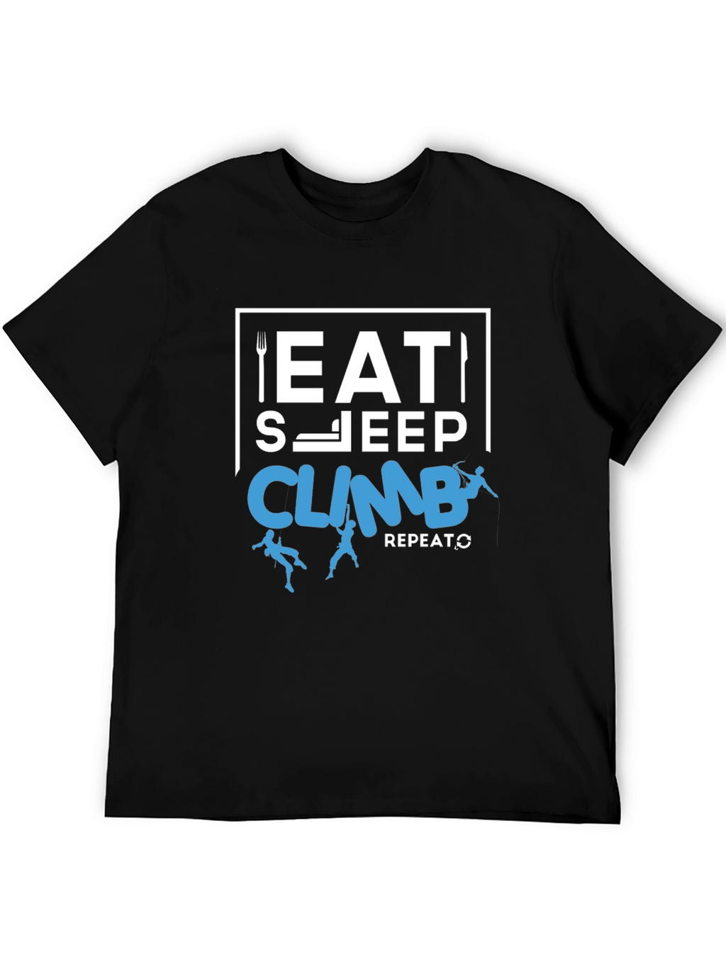 Eat Sleep Climb Repeat T-Shirt - Climbing Tee