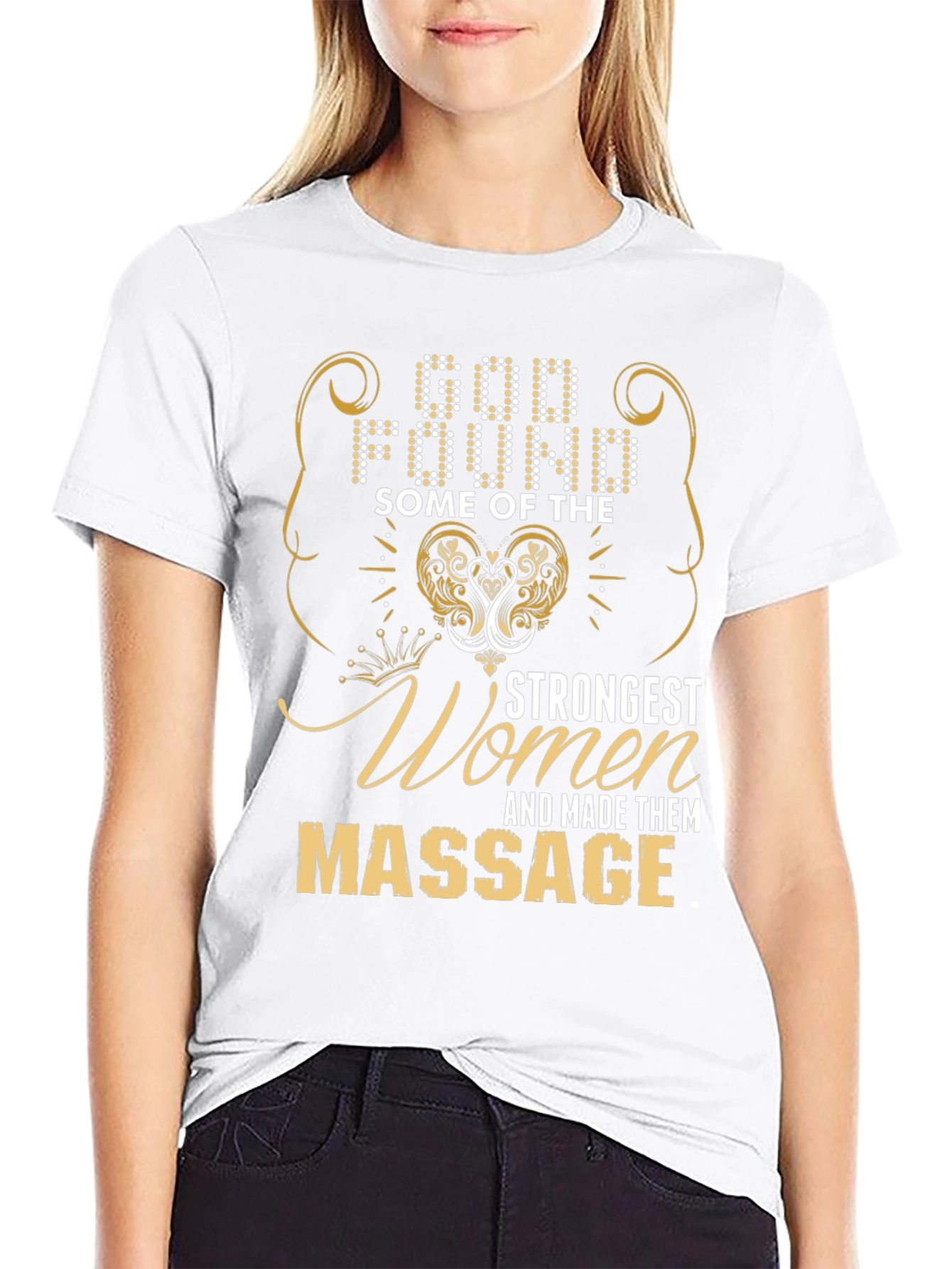 Massage Therapist T-Shirt - Strong Women Gift