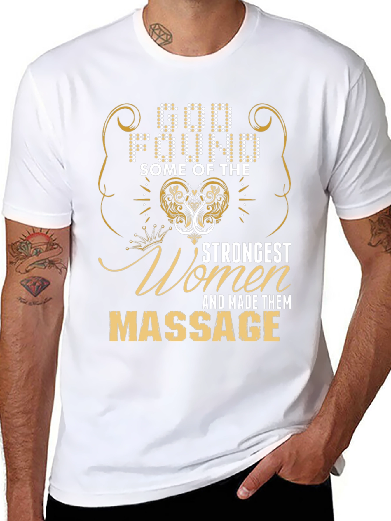 Massage Therapist T-Shirt - Strong Women Gift
