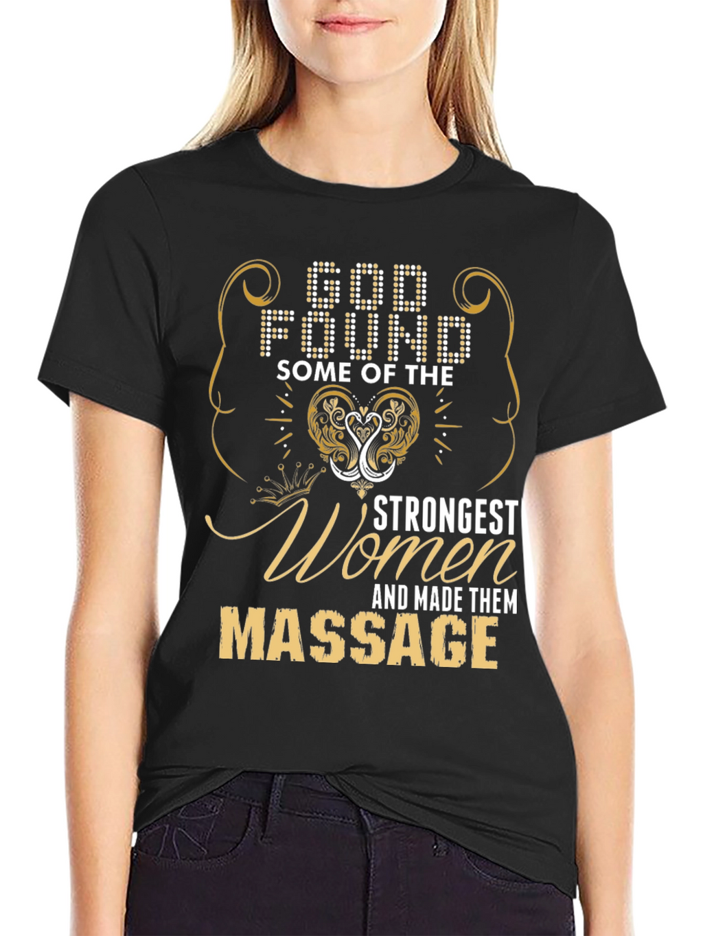 Massage Therapist T-Shirt - Strong Women Gift