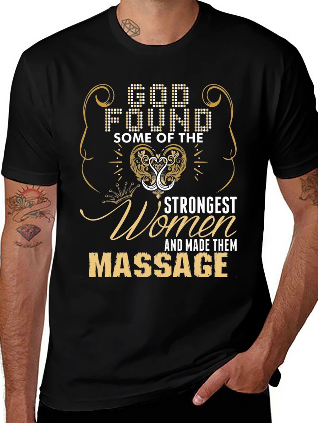Massage Therapist T-Shirt - Strong Women Gift
