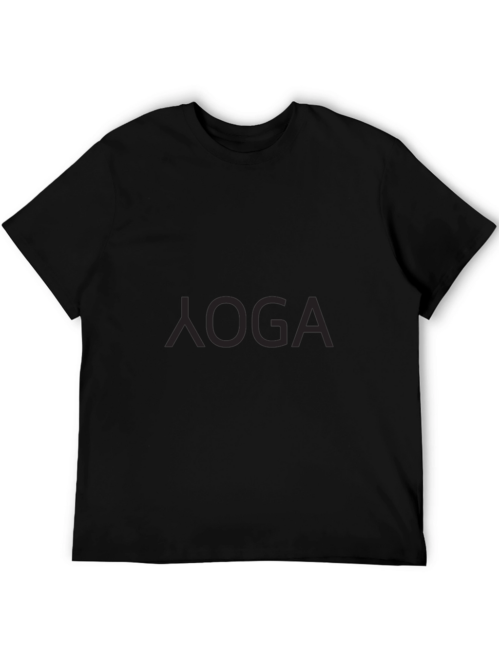 Yoga Black T-Shirt - Relaxed Fit Soft Fabric