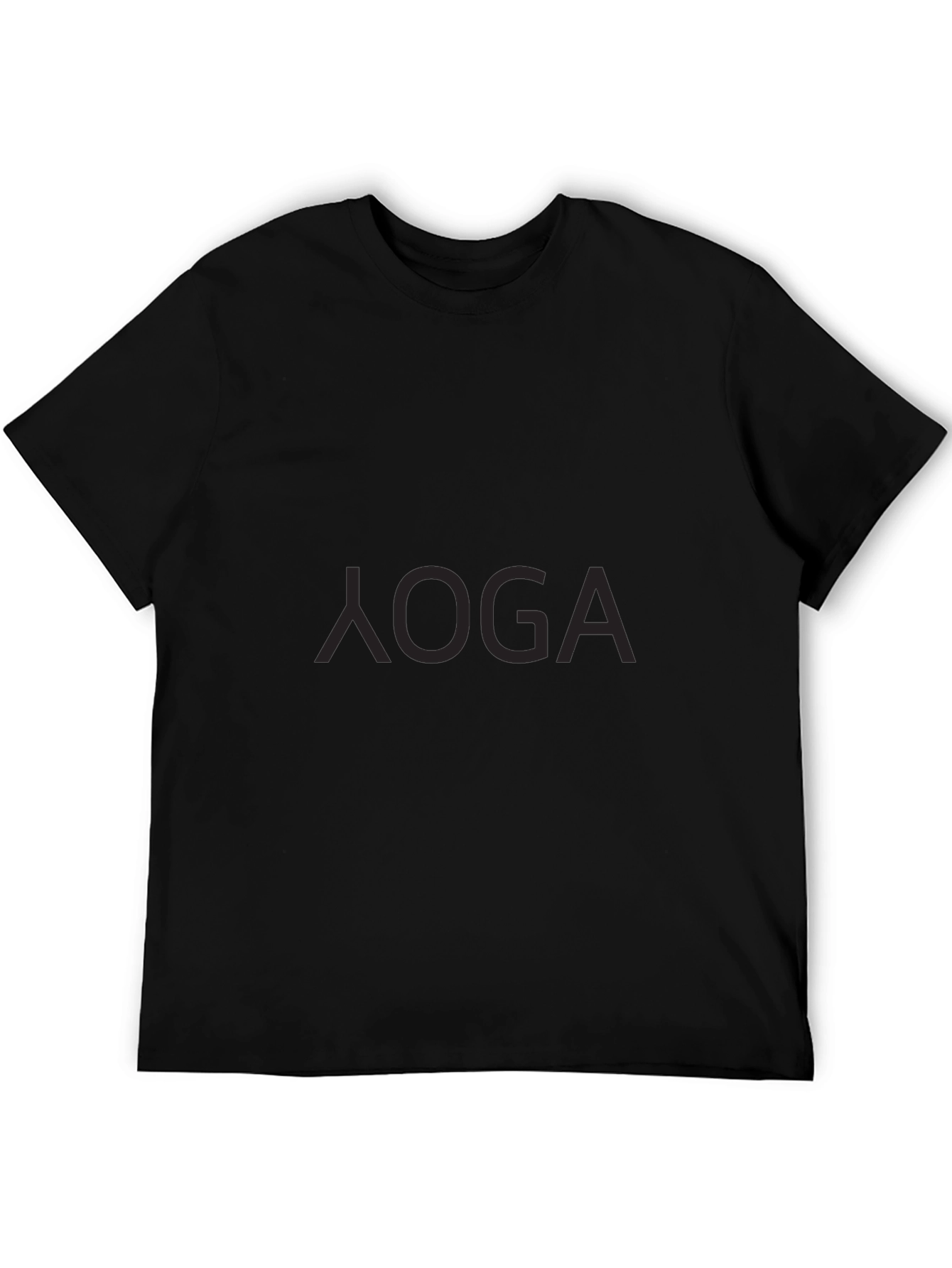 Yoga Black T-Shirt - Relaxed Fit Soft Fabric