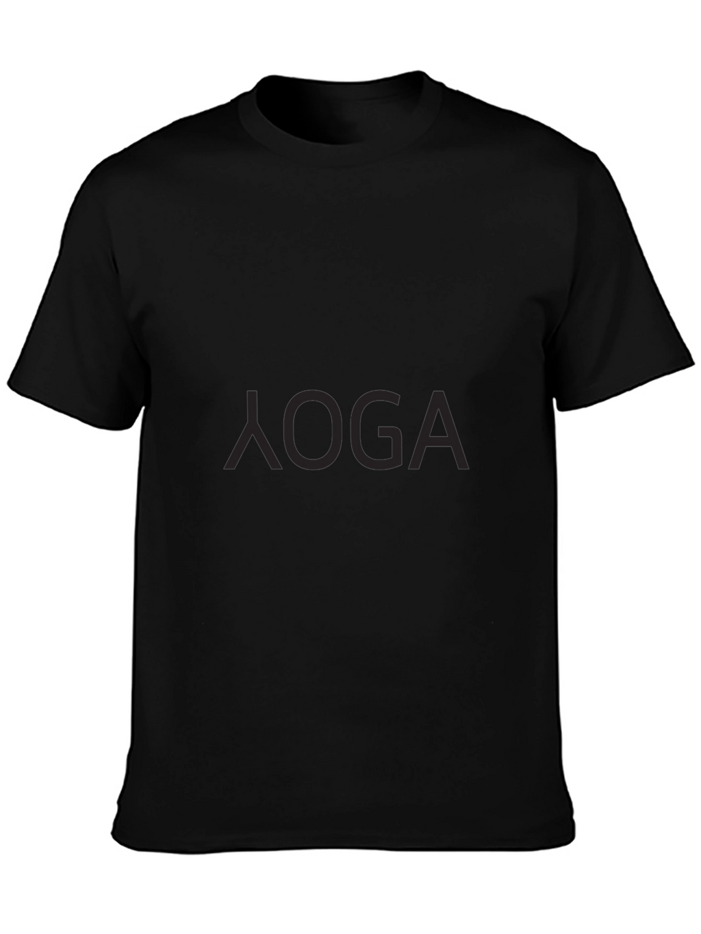 Yoga Black T-Shirt - Relaxed Fit Soft Fabric