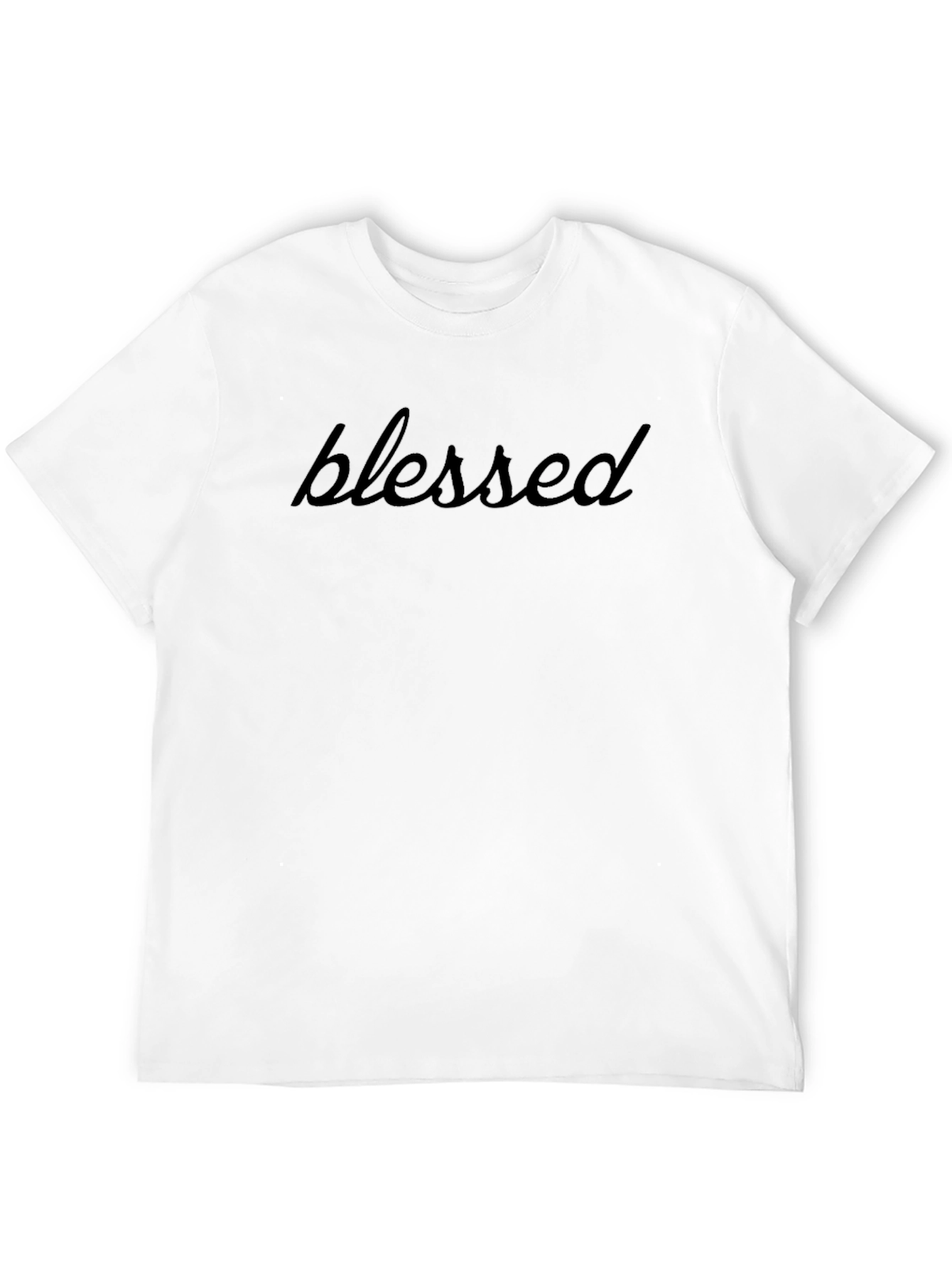 Blessed Script Black T-Shirt
