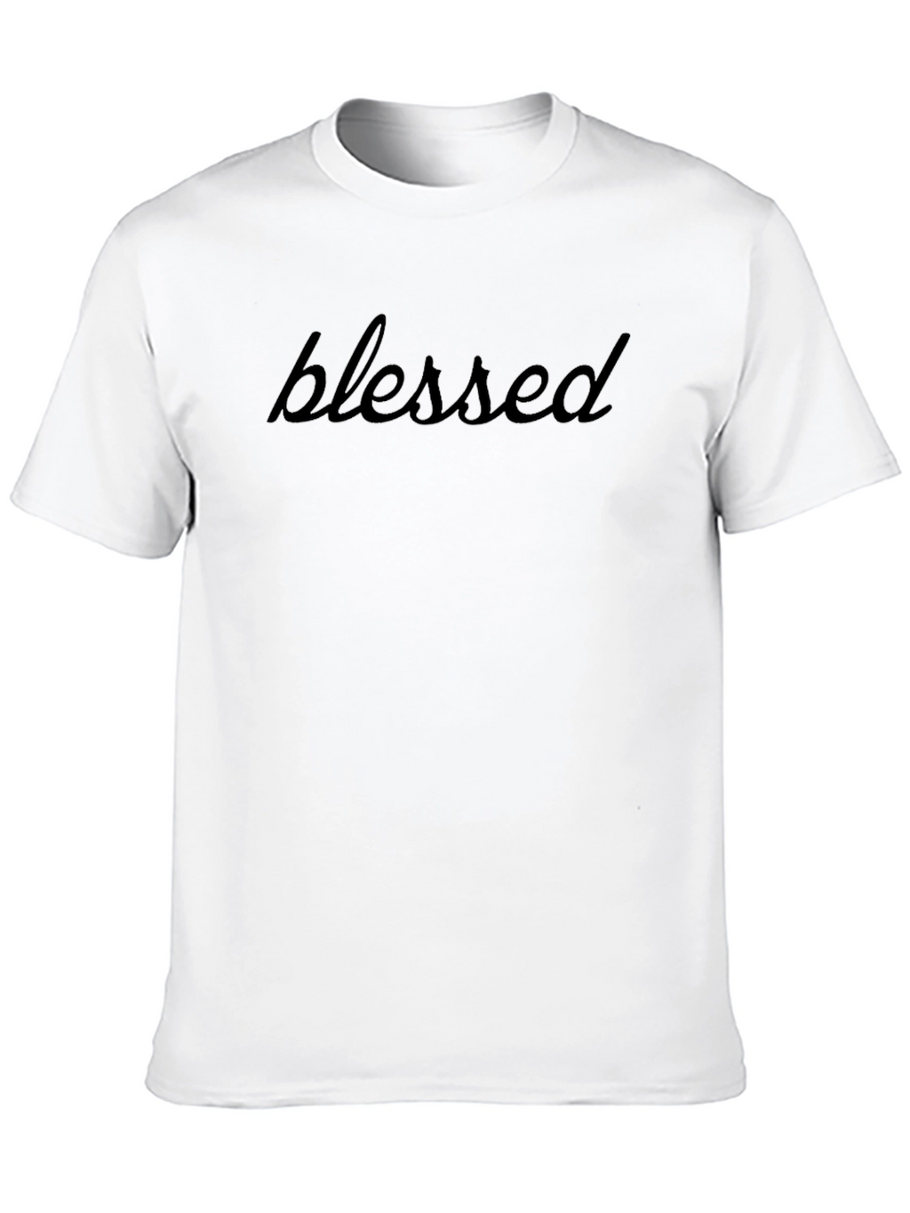Blessed Script Black T-Shirt