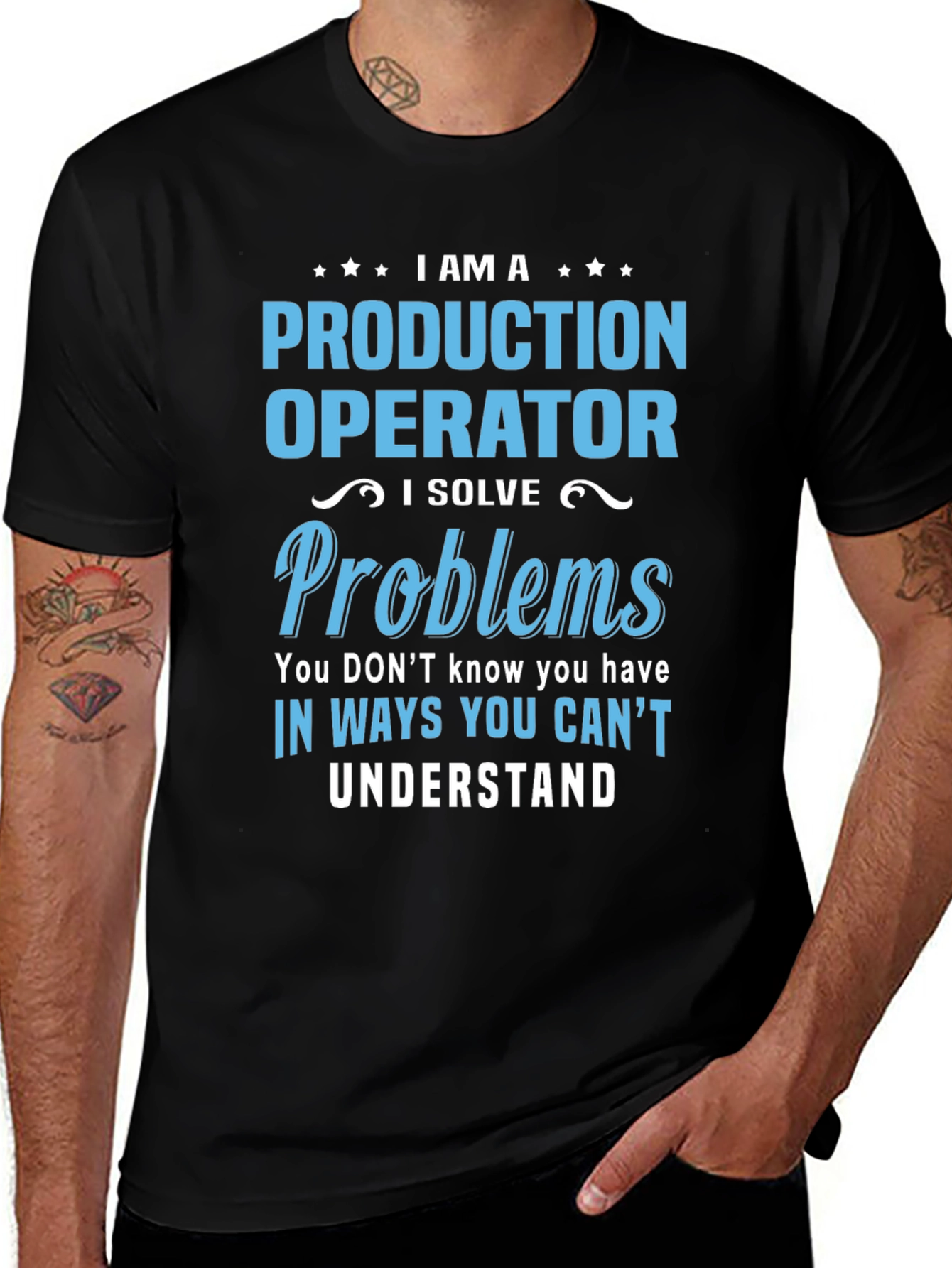 Production Operator Novelty Graphic T-Shirt