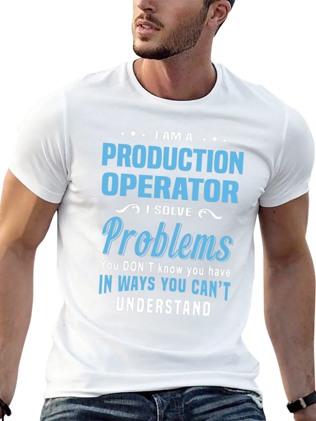 Production Operator Novelty Graphic T-Shirt