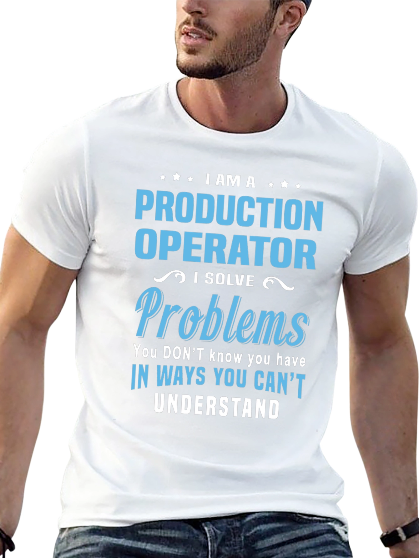 Production Operator Novelty Graphic T-Shirt