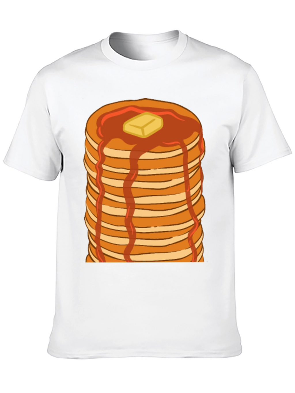 Pancake Stack T-Shirt - Breakfast Lover Tee