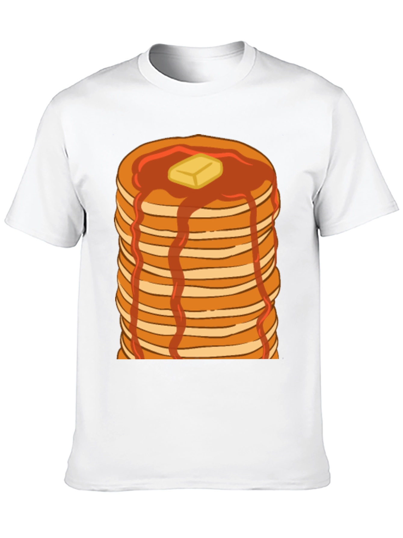 Pancake Stack T-Shirt - Breakfast Lover Tee