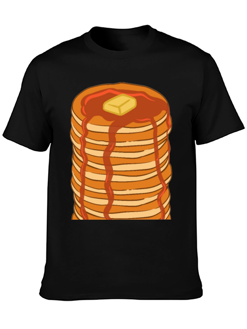 Pancake Stack T-Shirt - Breakfast Lover Tee