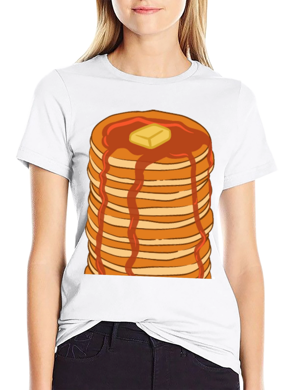 Pancake Stack T-Shirt - Breakfast Lover Tee