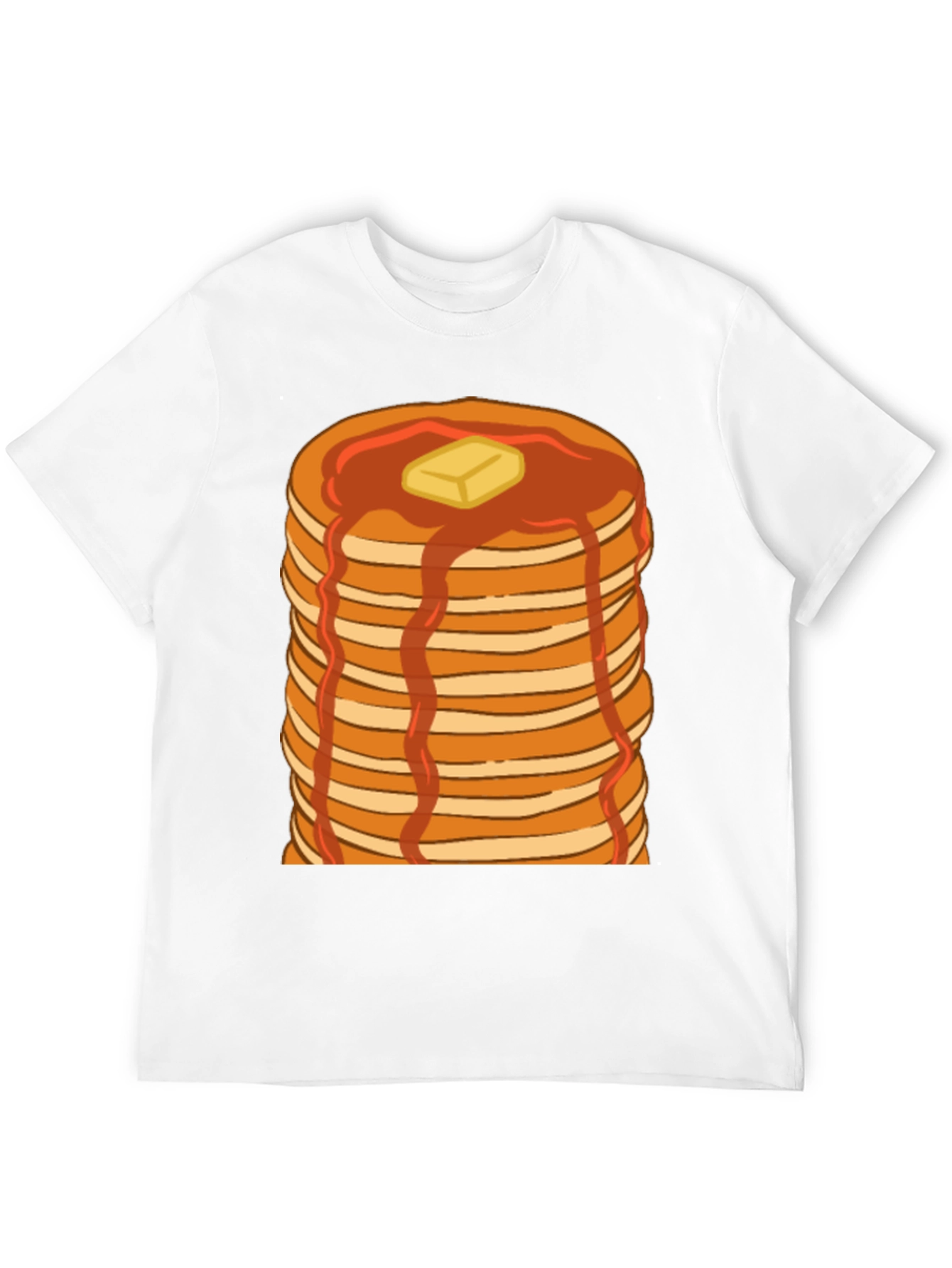 Pancake Stack T-Shirt - Breakfast Lover Tee