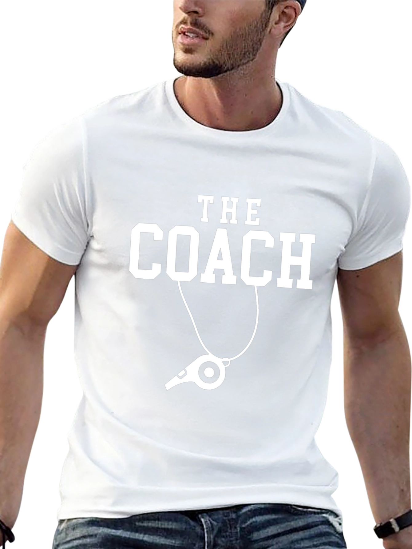 The Coach T-Shirt - Whistle Graphic Tee