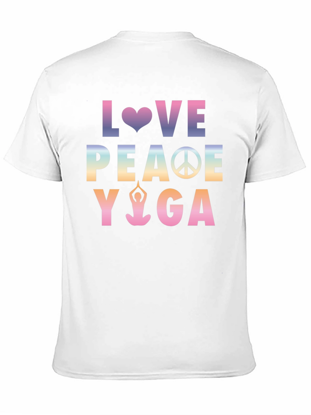 Love Peace Yoga Graphic T-Shirt