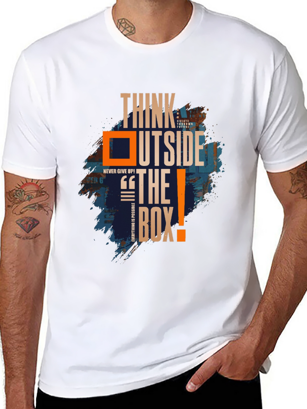 Think Outside the Box Graphic Tee