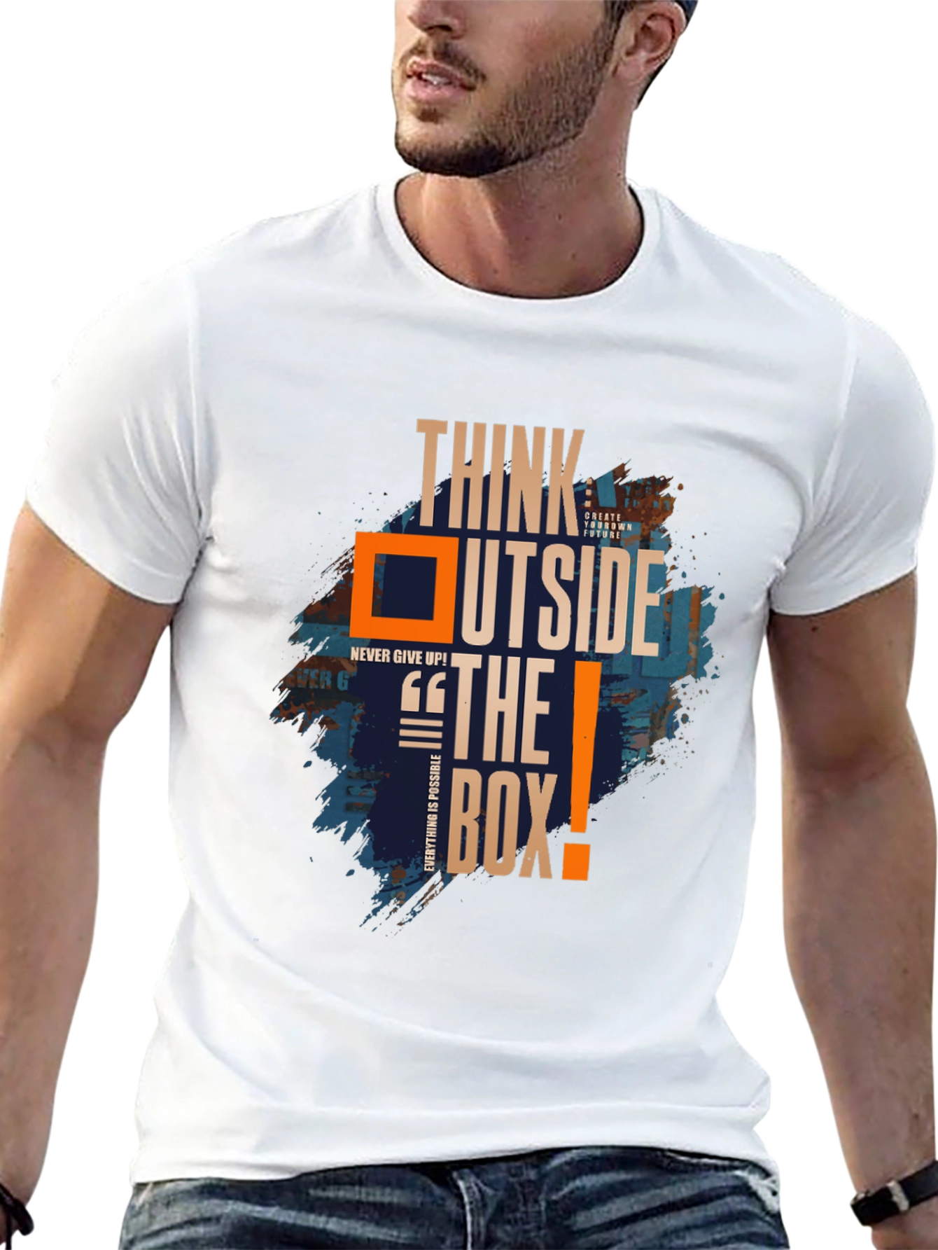 Think Outside the Box Graphic Tee