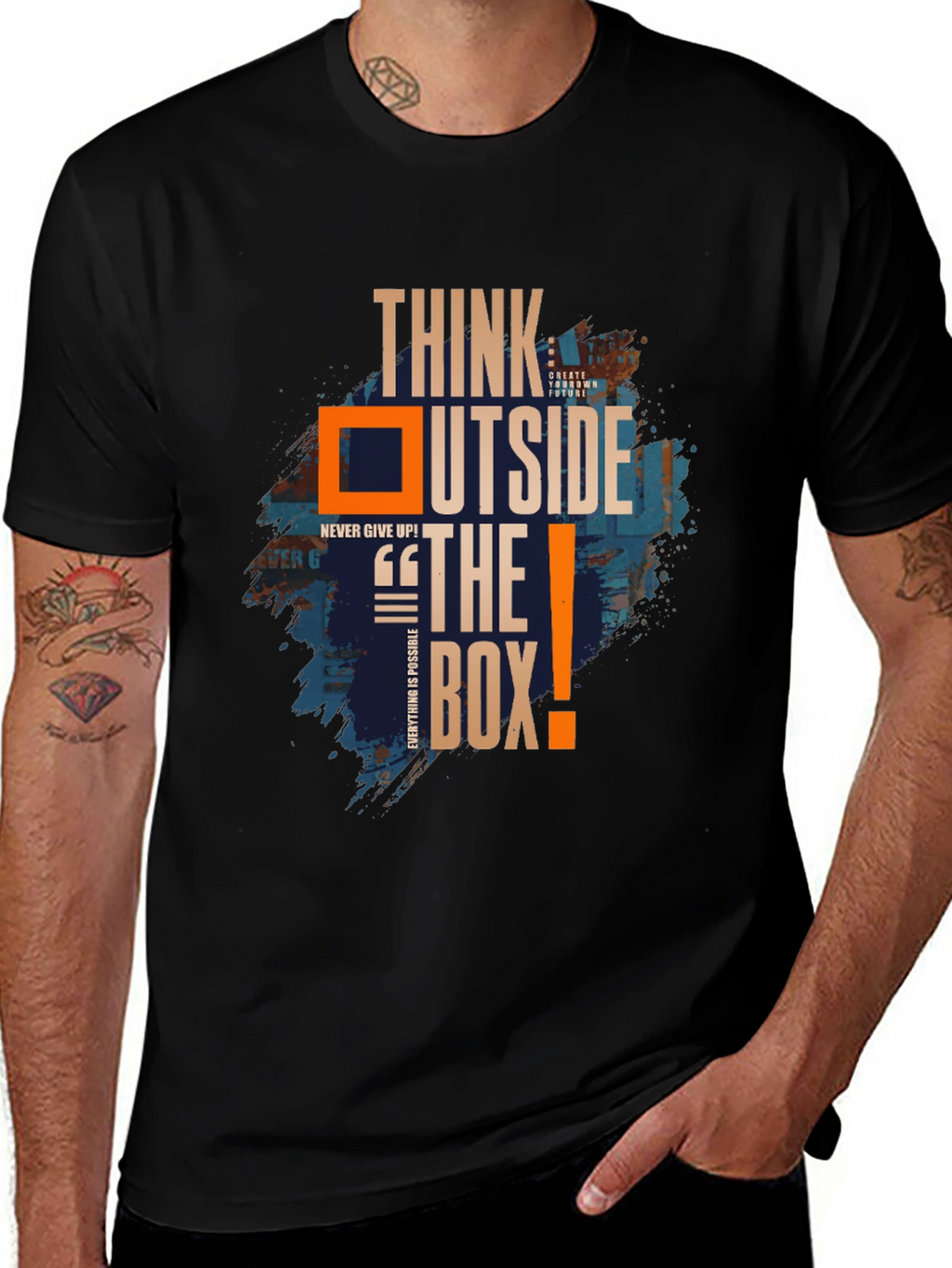 Think Outside the Box Graphic Tee