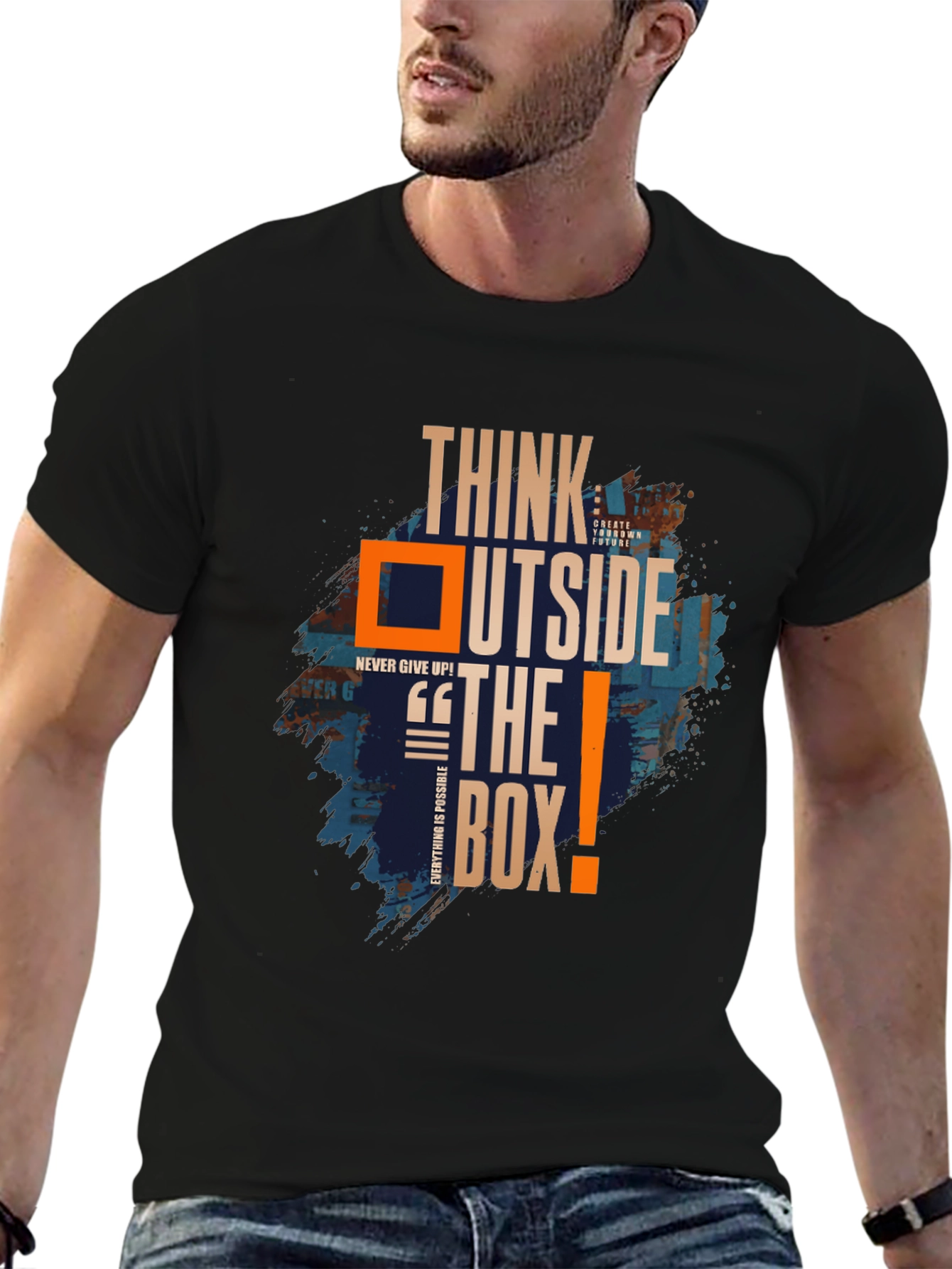 Think Outside the Box Graphic Tee