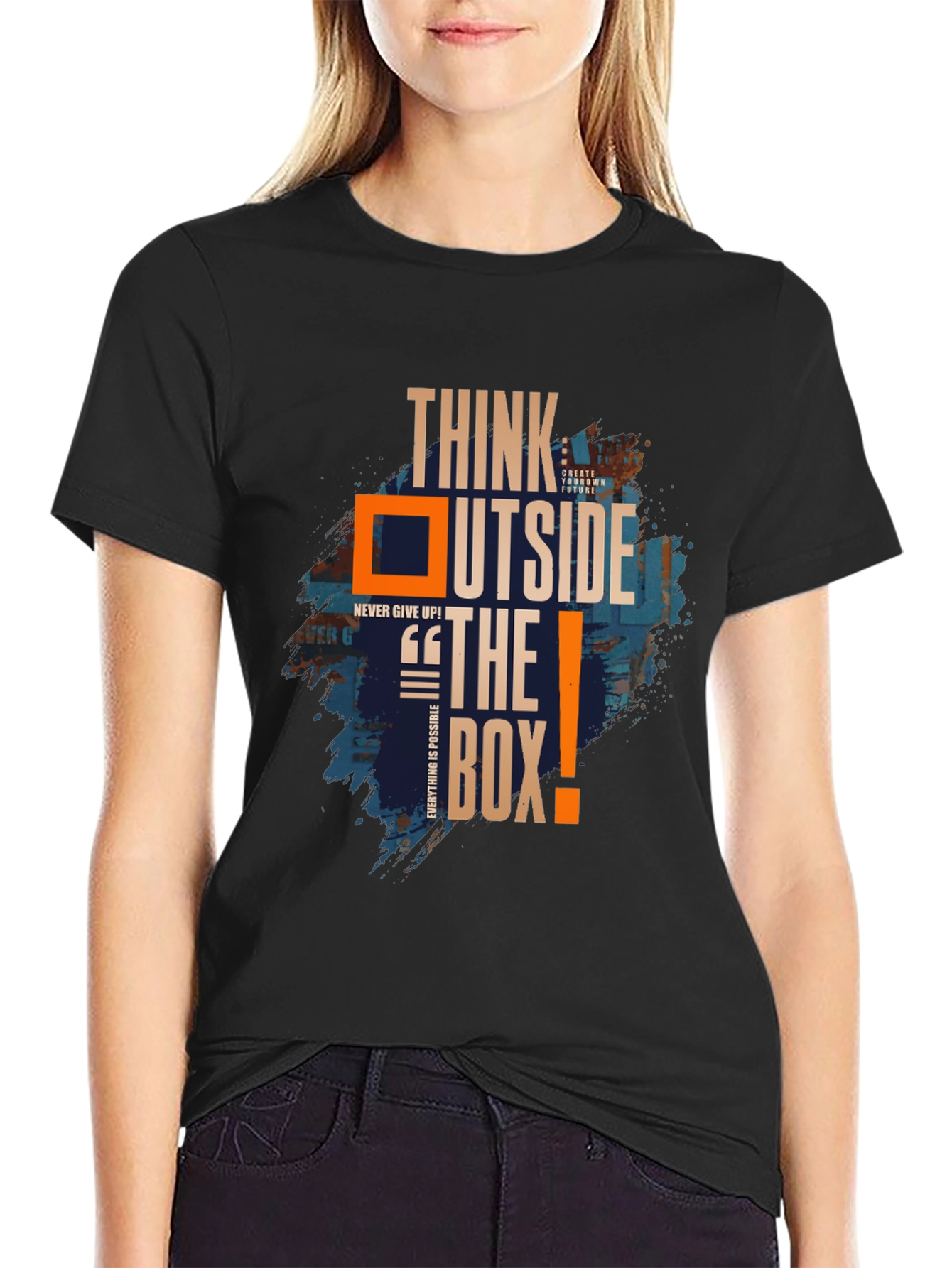 Think Outside the Box Graphic Tee
