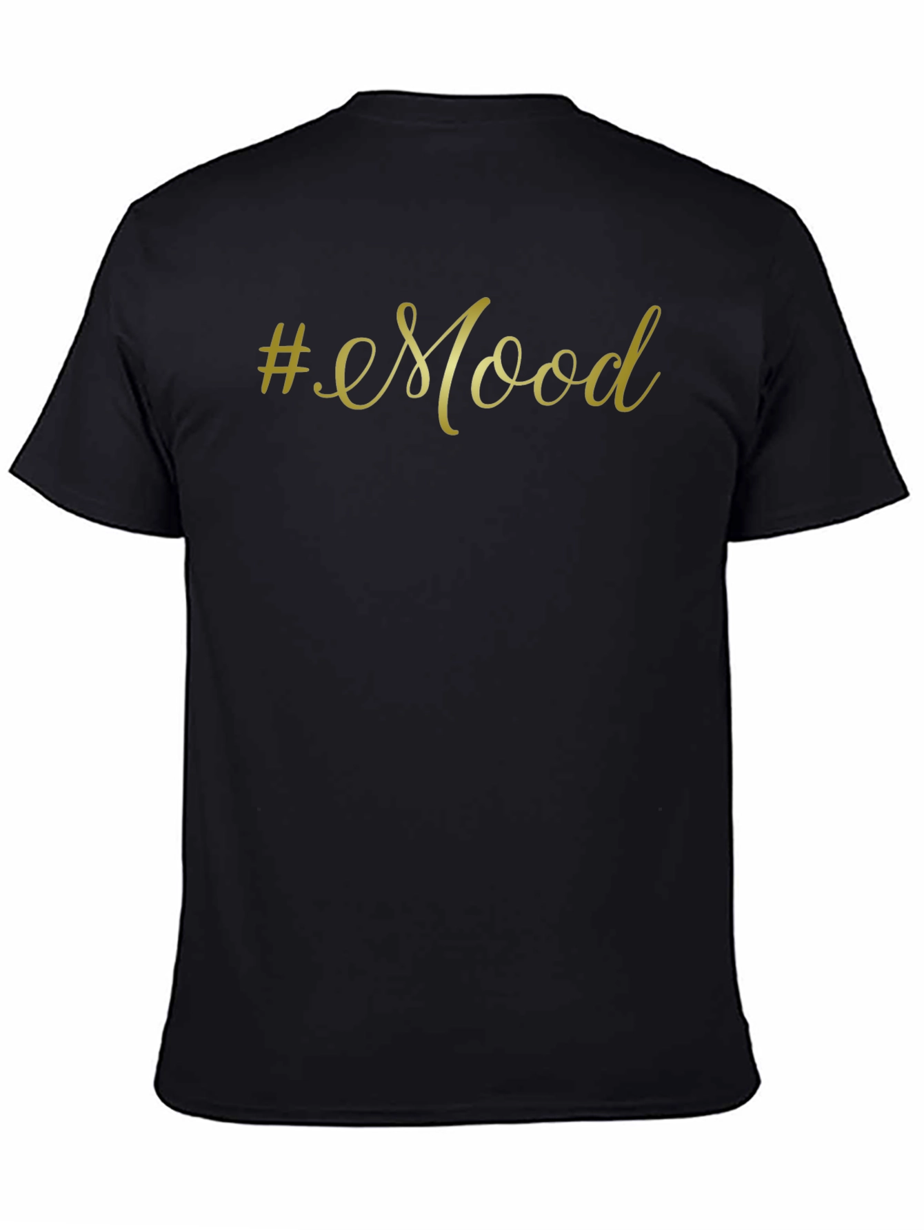 Hashtag Mood Black T-Shirt